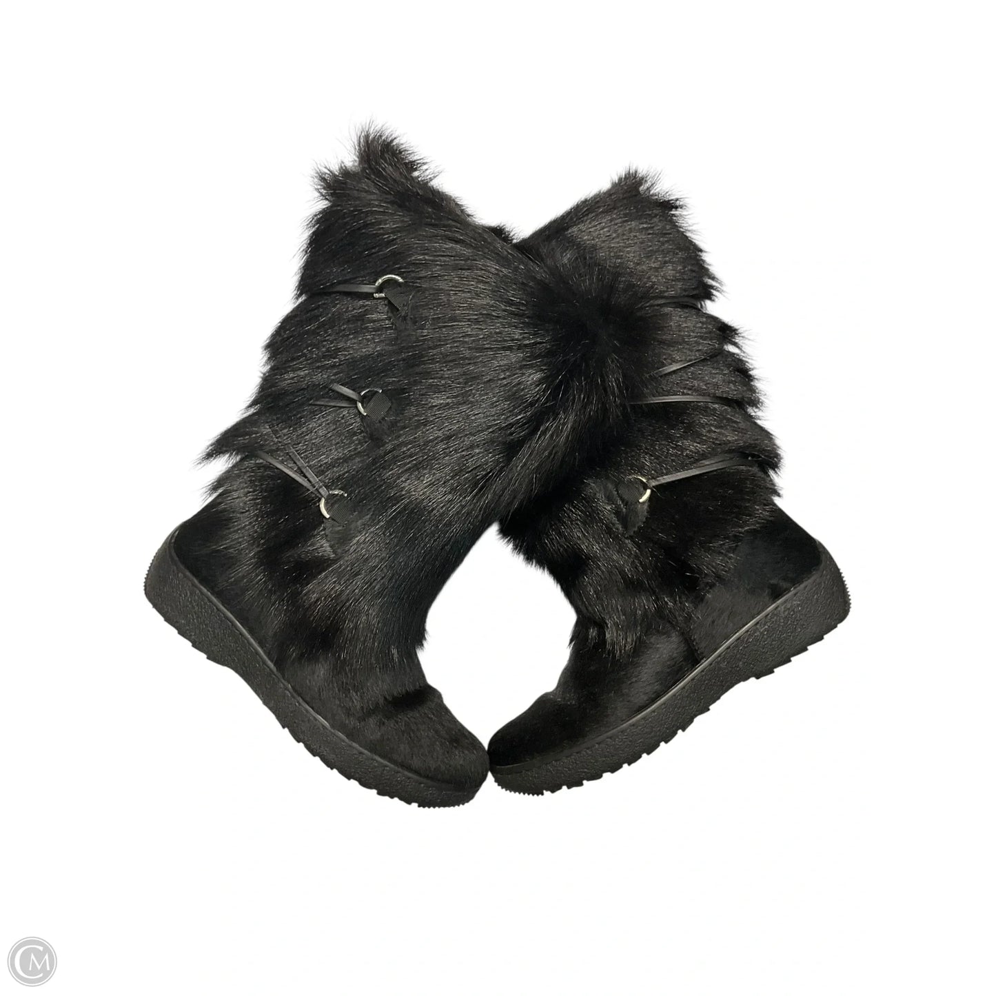 Boots Designer By Neiman Marcus In Black, Size: 8.5