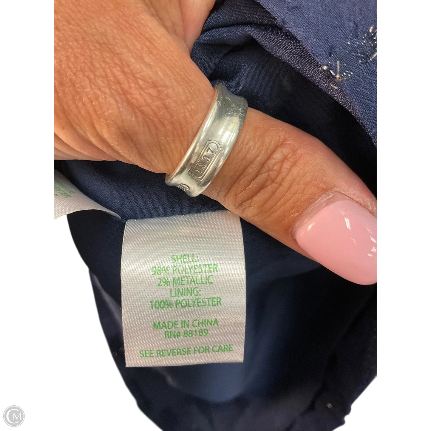 Dress Designer By Lilly Pulitzer In Navy, Size: Xs