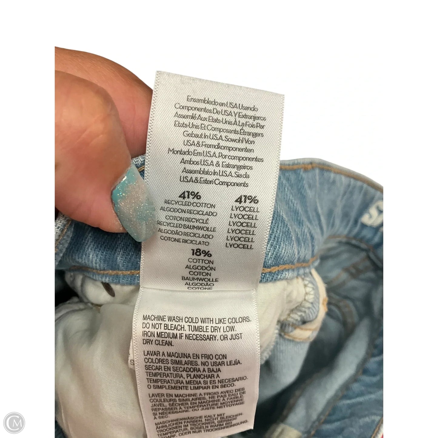 Skirt Maxi By Anthropologie In Blue Denim, Size: 2