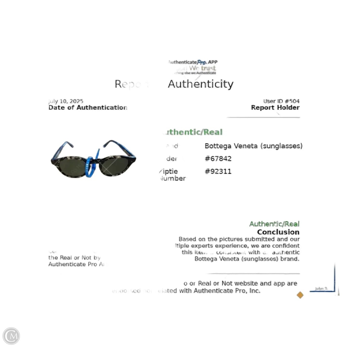 Sunglasses Luxury Designer By Bottega Veneta