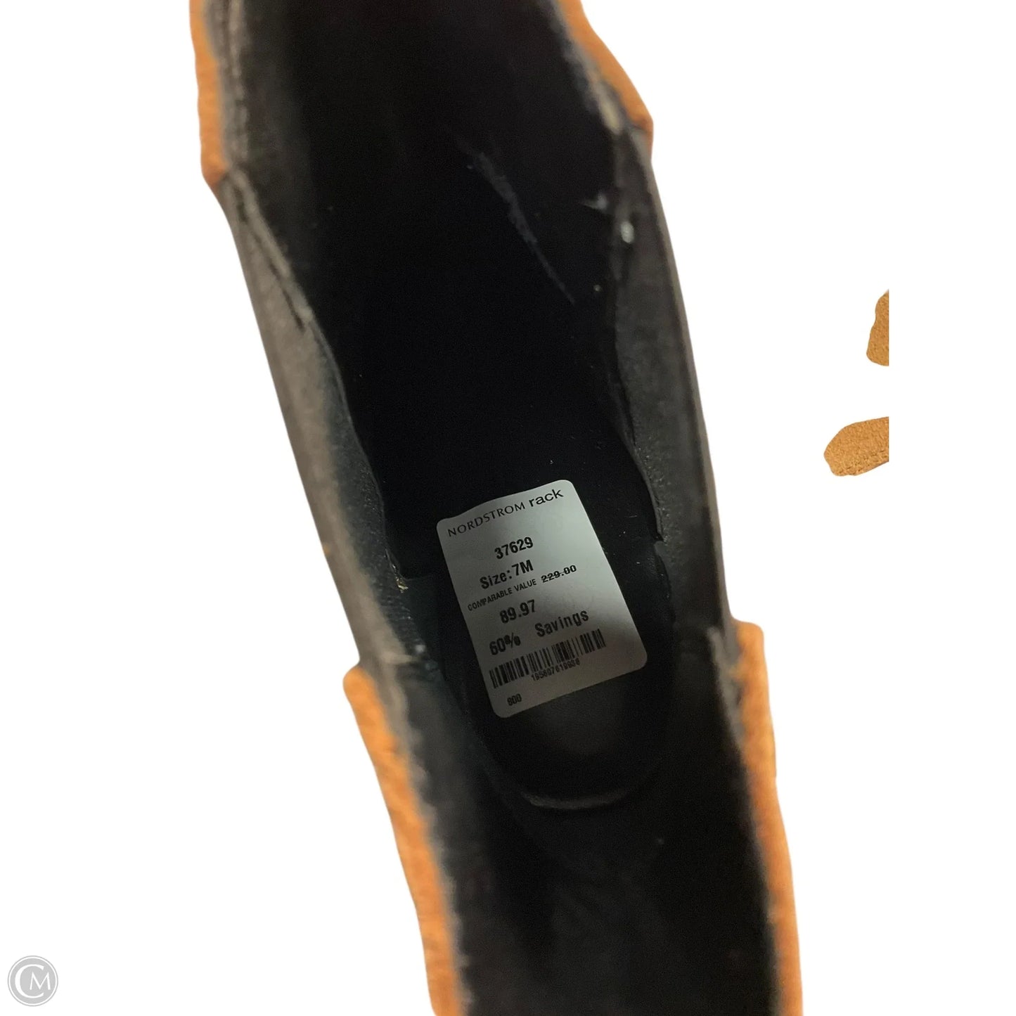 Boots Ankle Heels By Marc Fisher In Brown, Size: 7