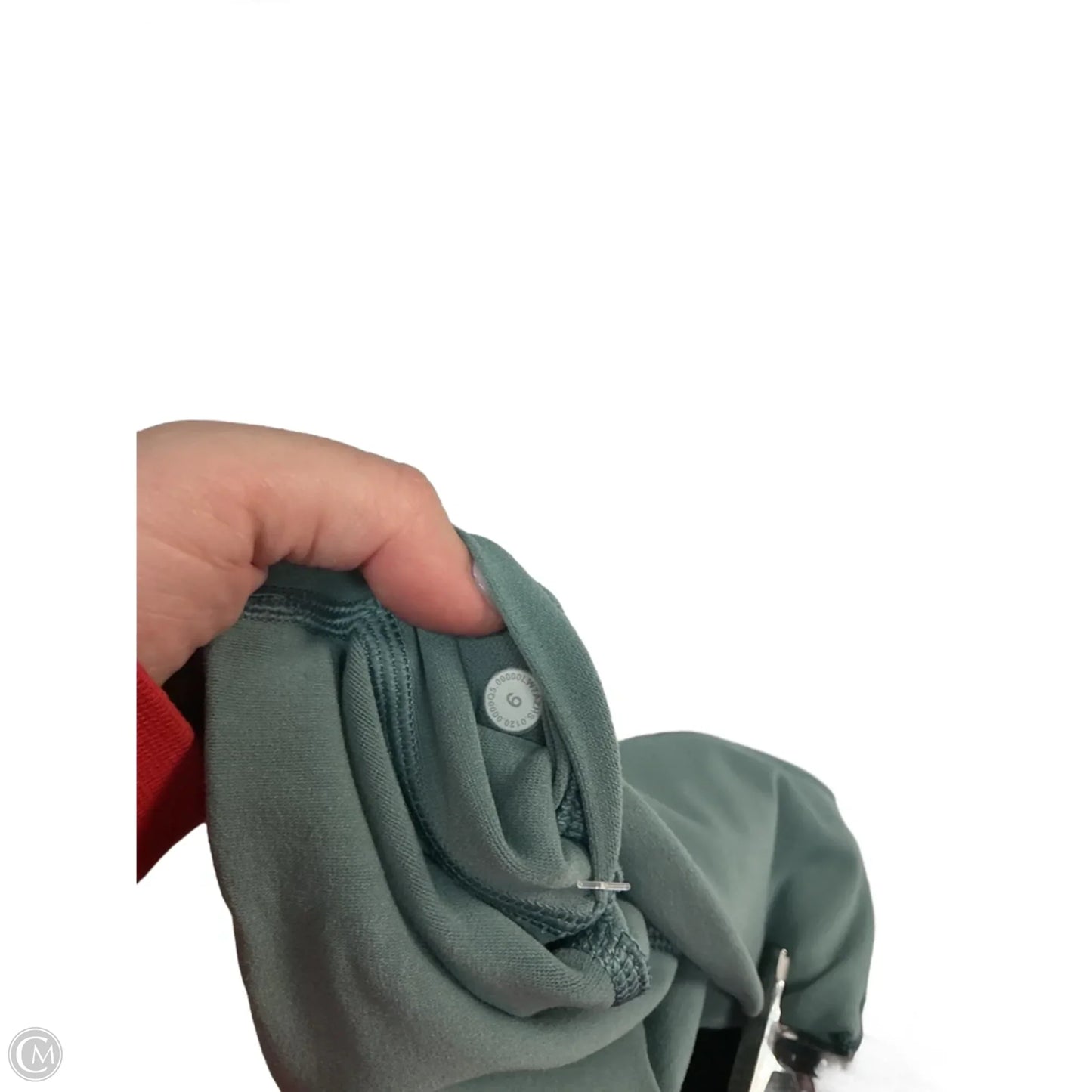 Athletic Shorts By Lululemon In Green, Size: 6