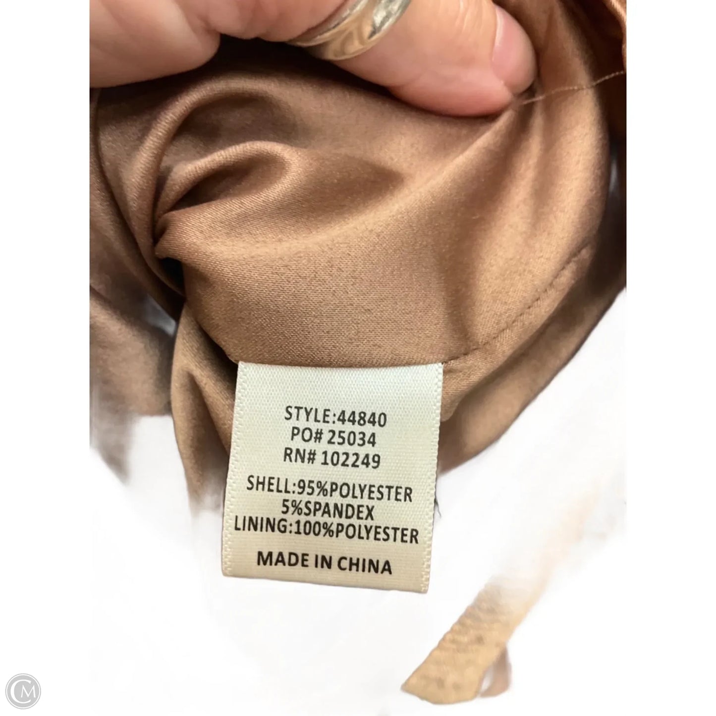 Top Short Sleeve By Skies Are Blue In Orange, Size: S