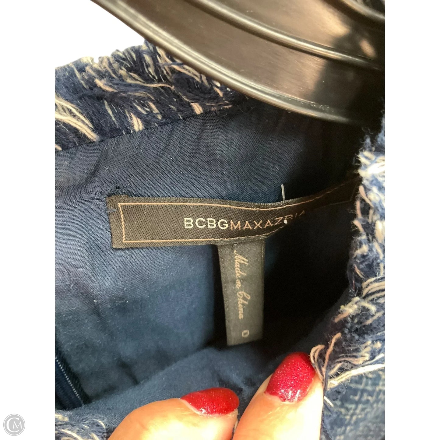 Dress Casual Maxi By Bcbgmaxazria In Blue, Size: Xs
