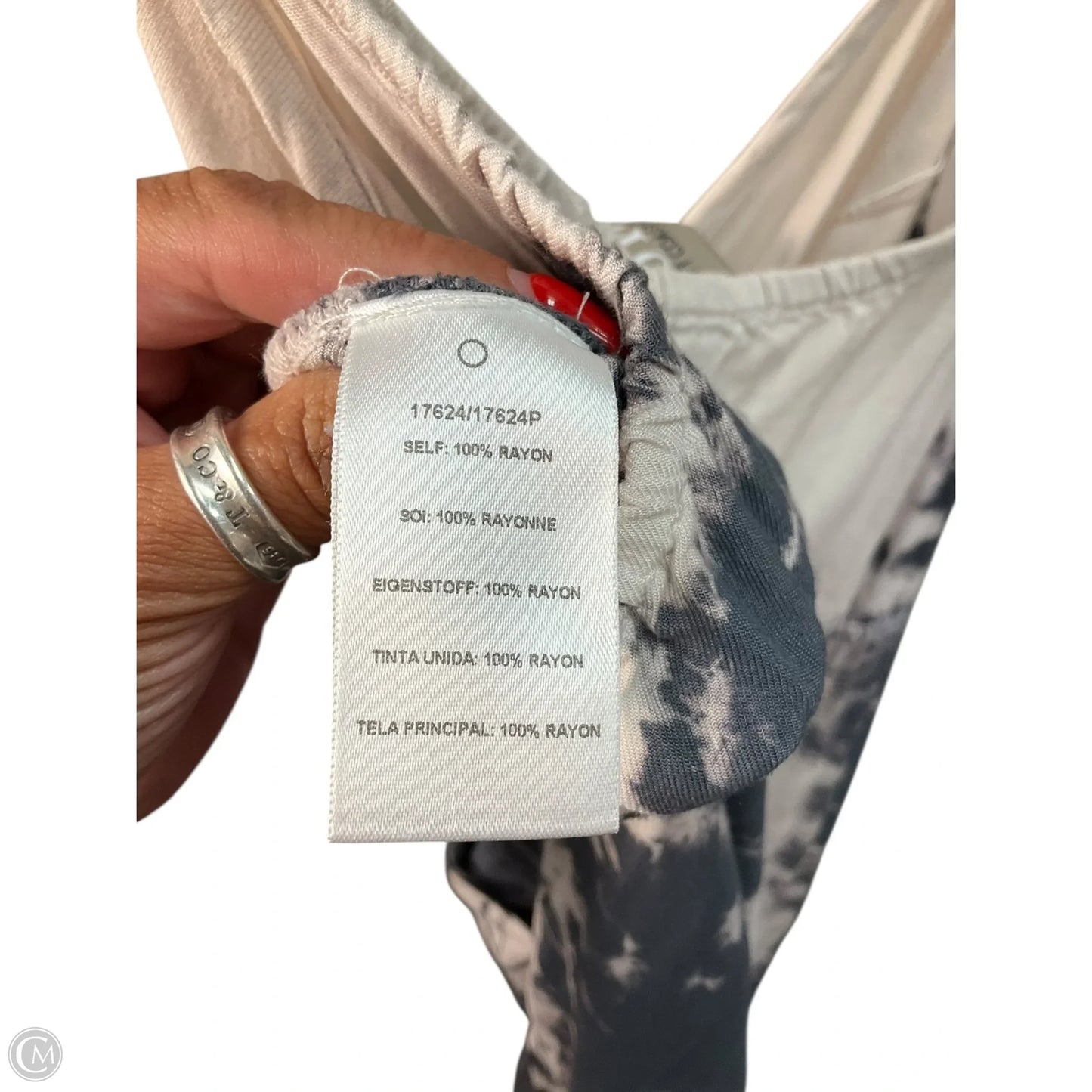 Jumpsuit By Dolan Left Coast In Tie Dye Print, Size: L