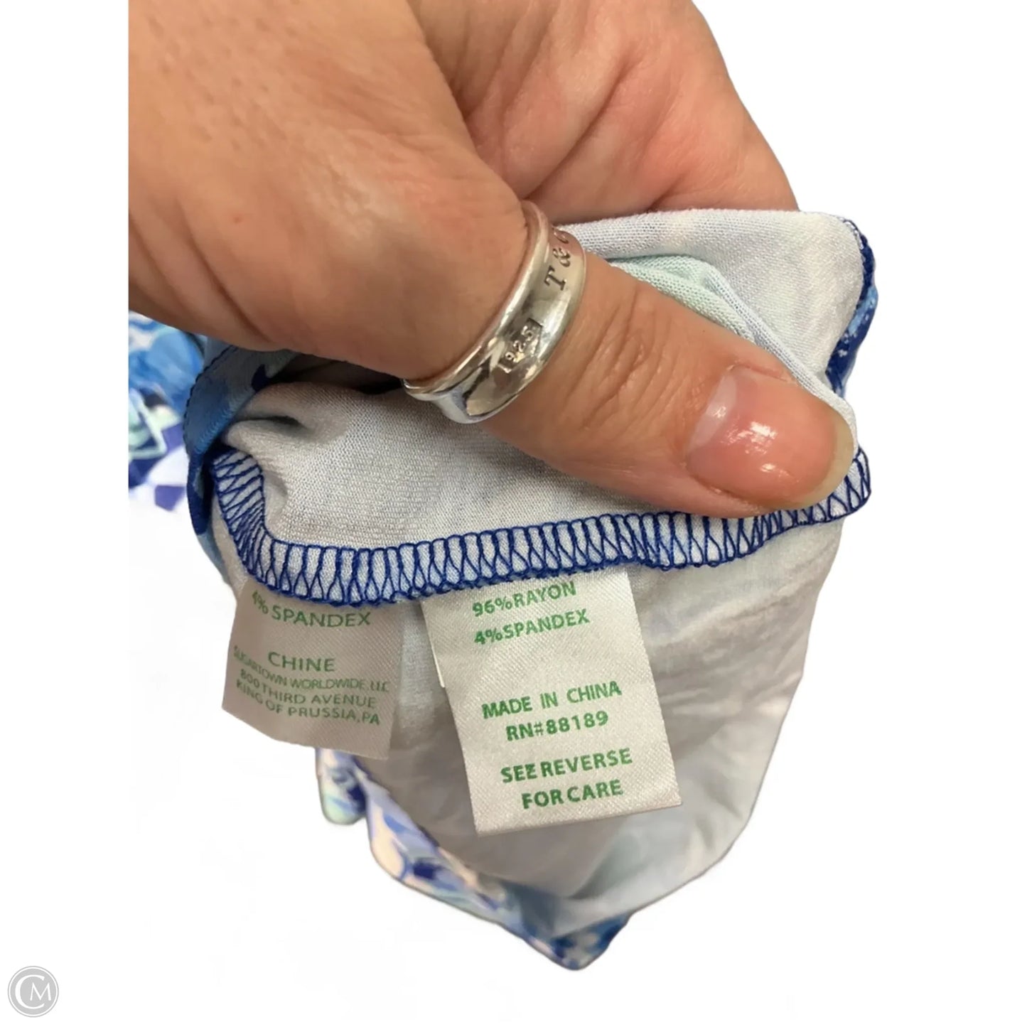 Romper Designer By Lilly Pulitzer In Blue, Size: Xs