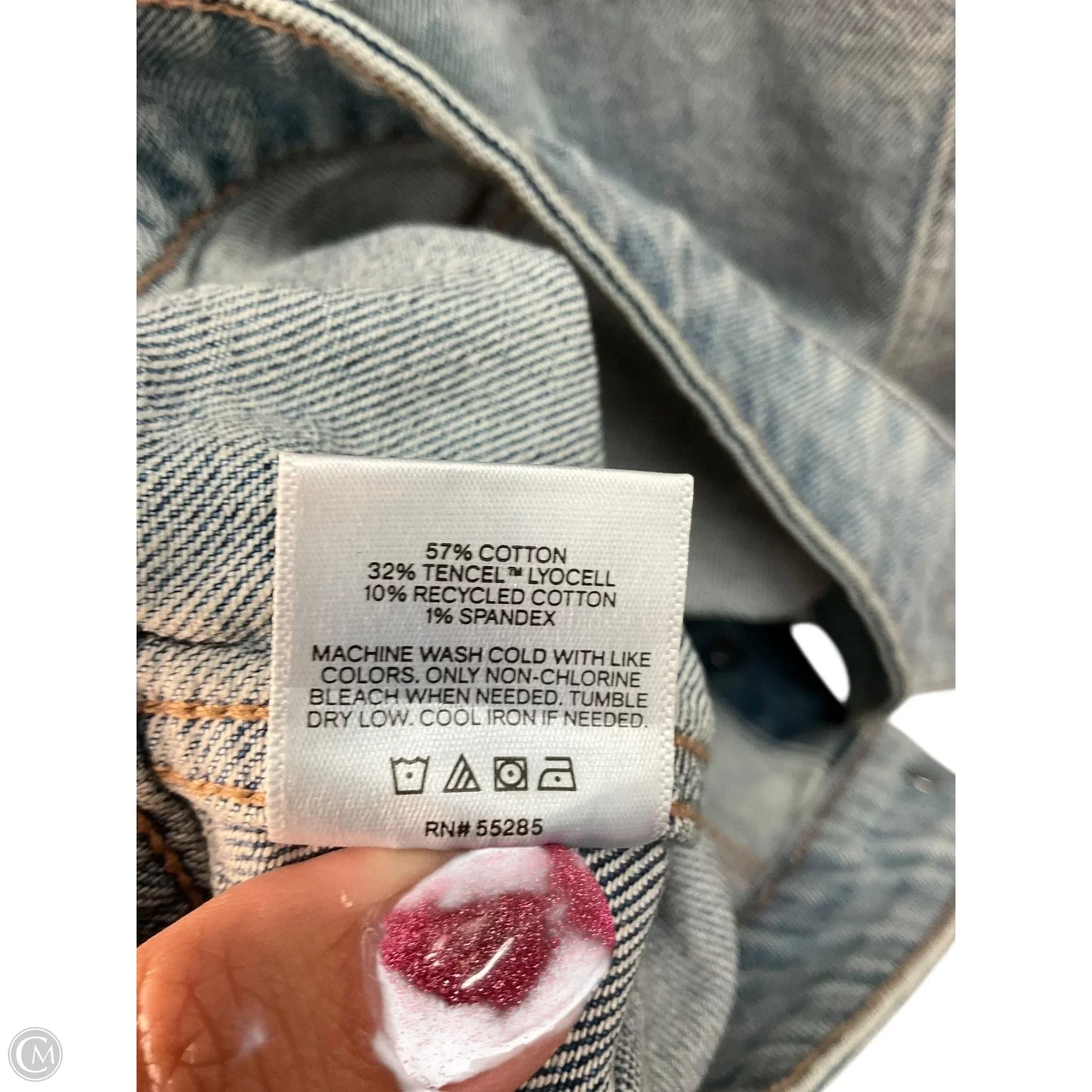 Jacket Denim By Express In Blue, Size: Xl