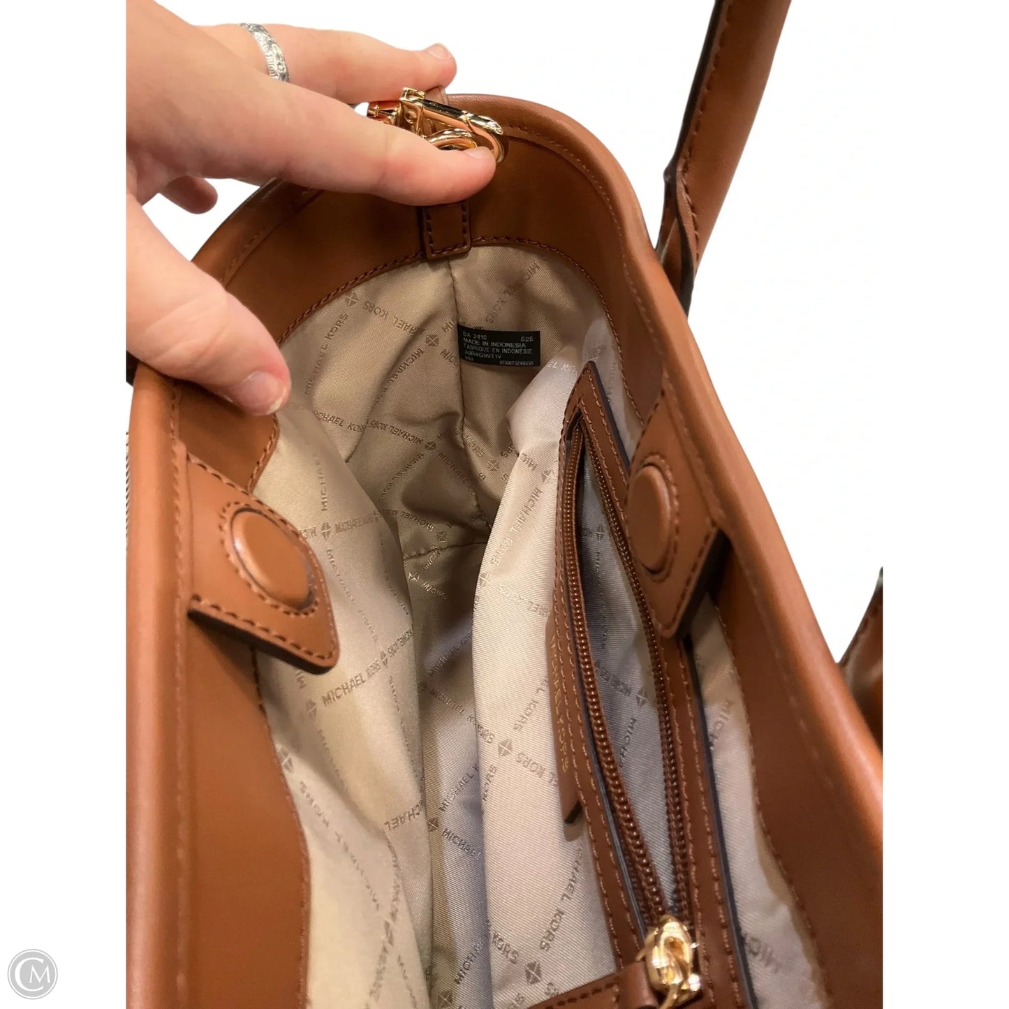 Crossbody Designer By Michael Kors, Size: Medium