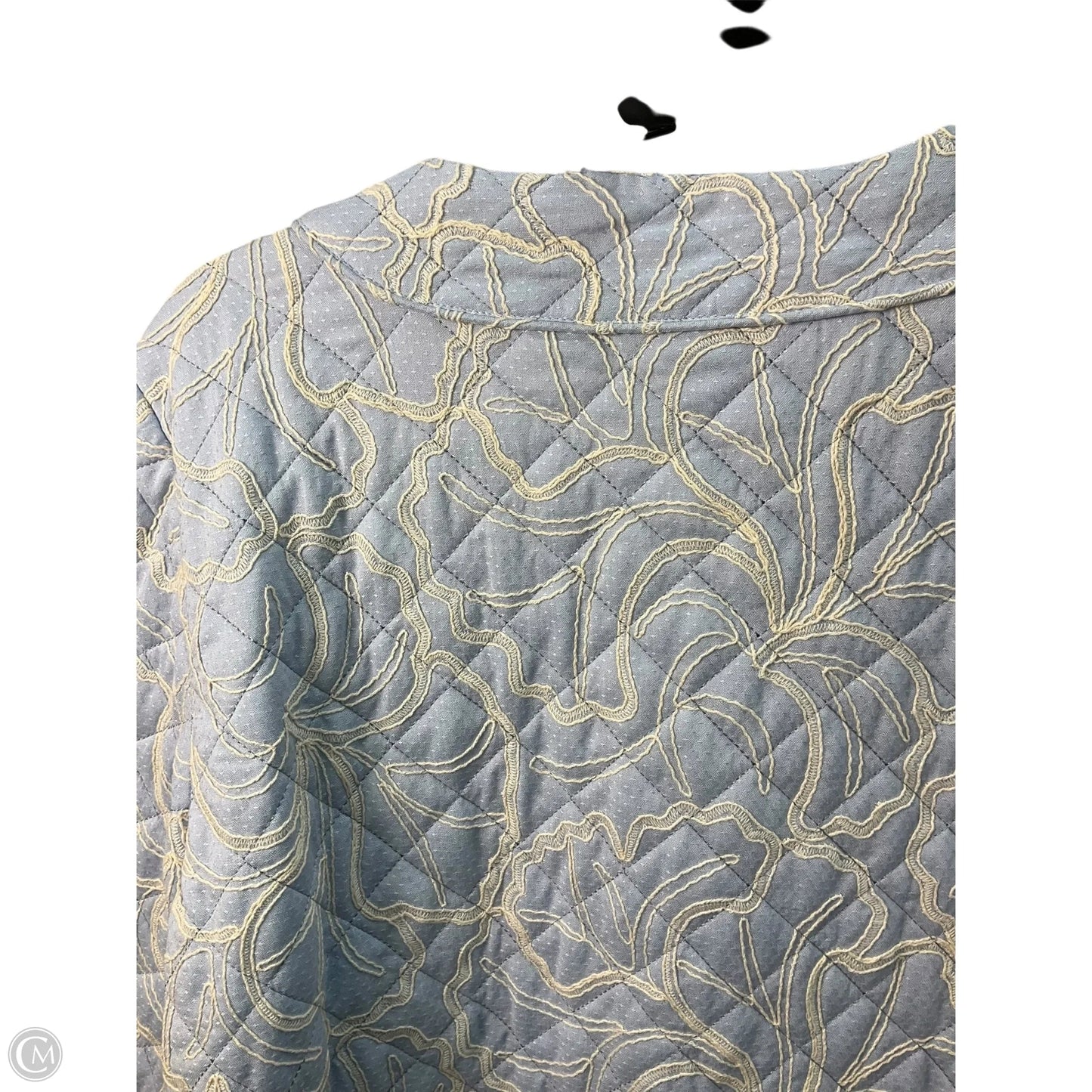 Jacket Puffer & Quilted By Bagatelle In Blue, Size: L