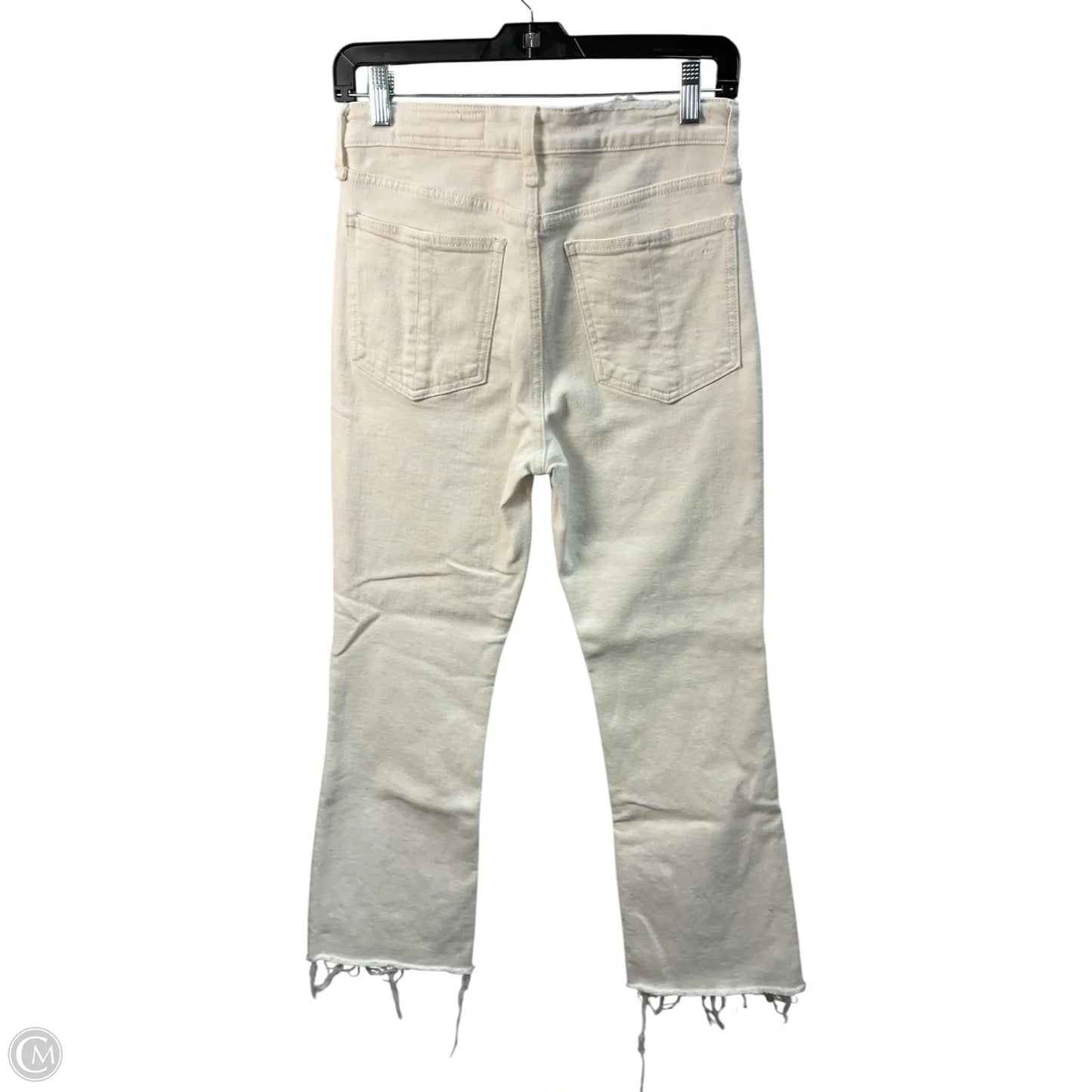 Jeans Flared By Rag And Bone In Cream, Size: 2