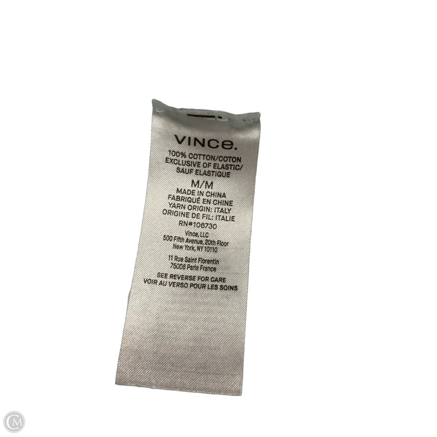 Tank Top By Vince In Teal, Size: M