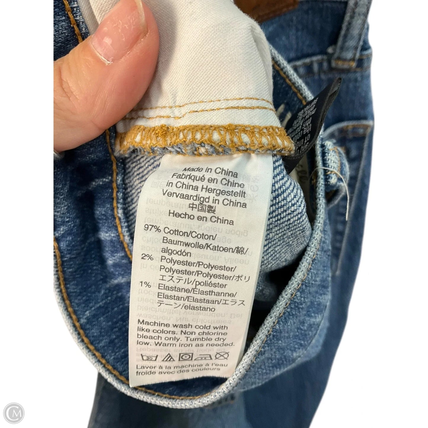 Jeans Skinny By Madewell In Blue, Size: 6