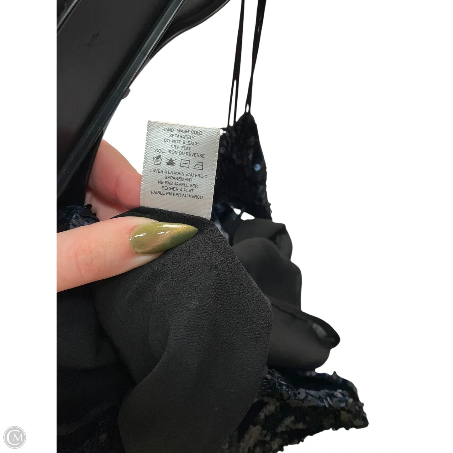 Top Sleeveless By Ro & De In Blue, Size: L