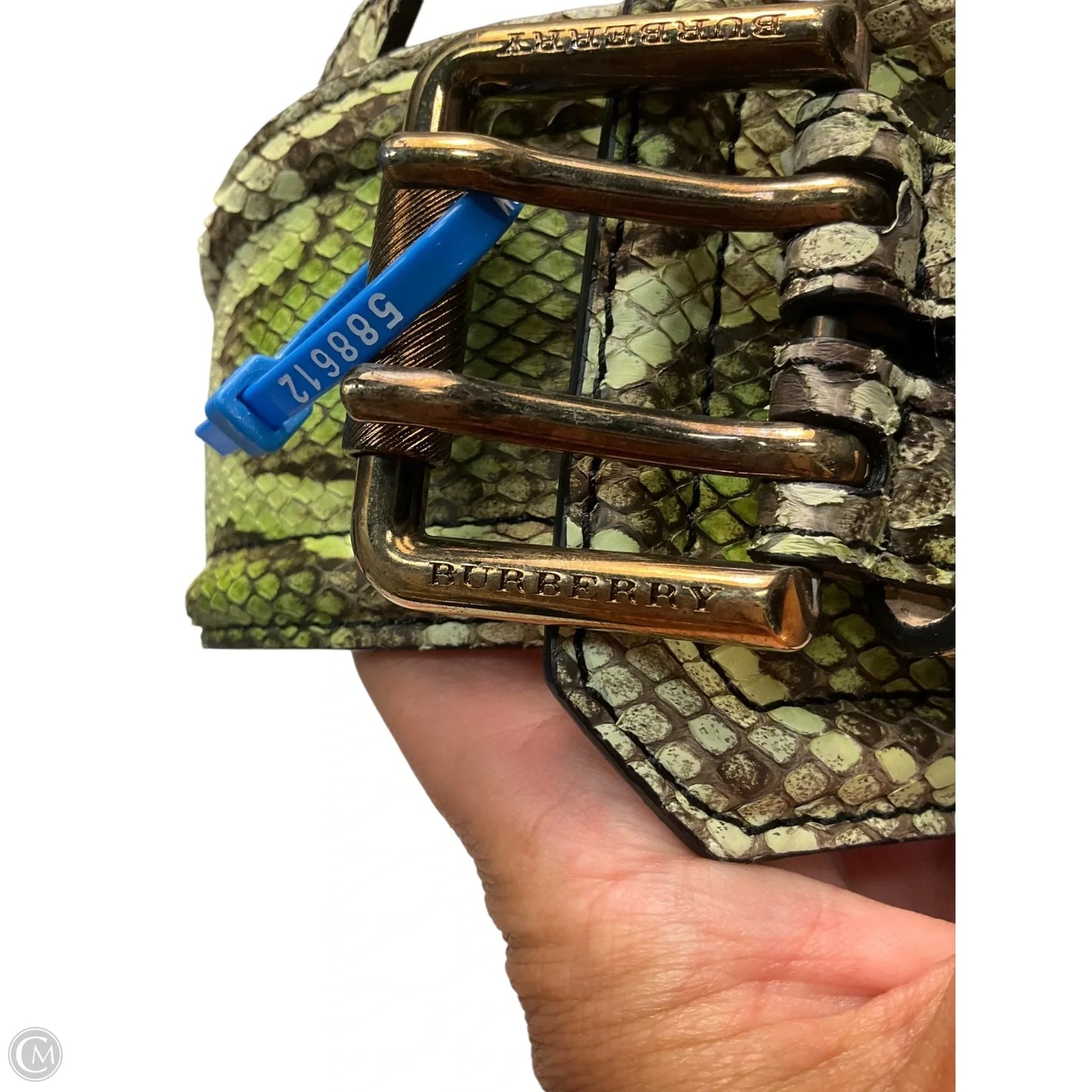 Belt Luxury Designer By Burberry, Size: Medium