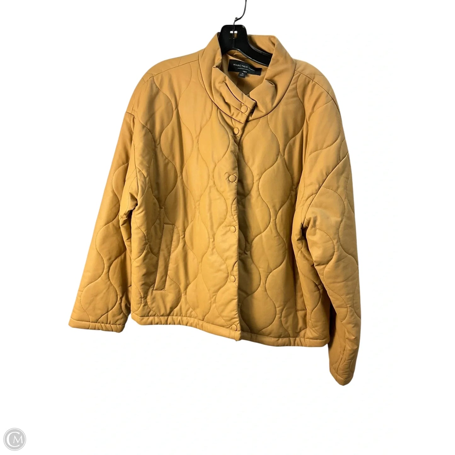 Jacket Puffer & Quilted By Marc New York In Tan, Size: Xl