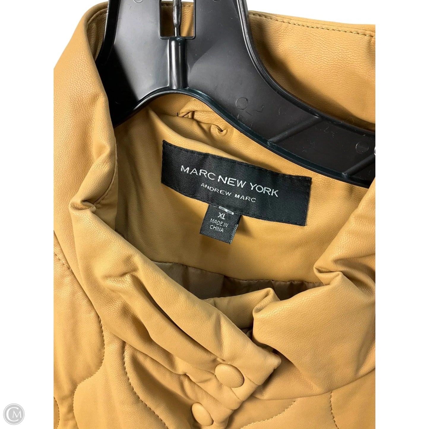 Jacket Puffer & Quilted By Marc New York In Tan, Size: Xl