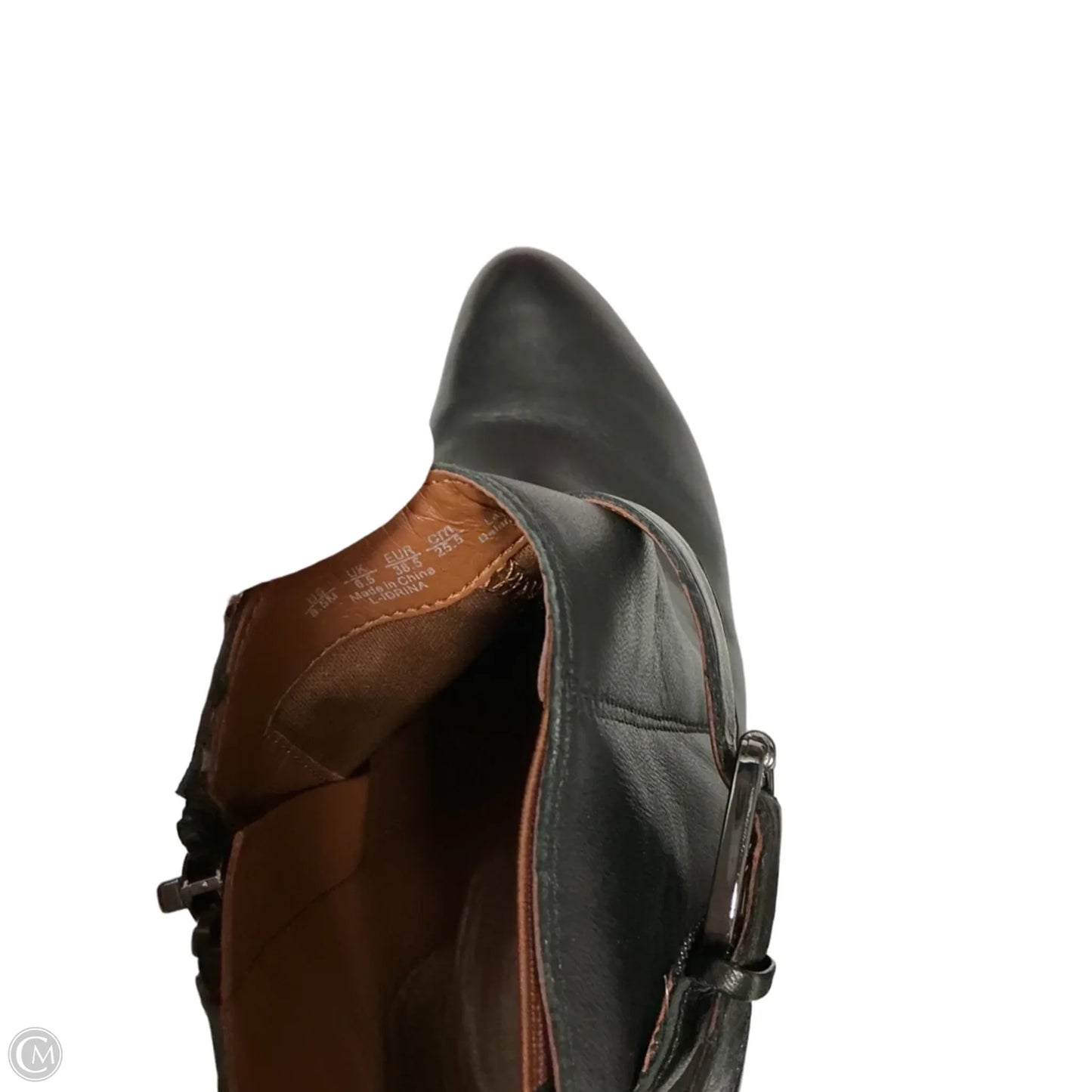 Boots Ankle Heels By Franco Sarto In Black, Size: 8.5