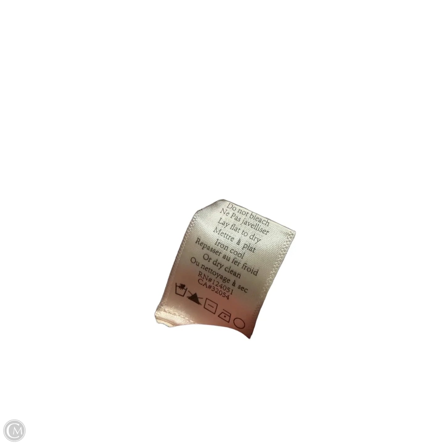 Top Sleeveless By Porridge In Blue & White, Size: M