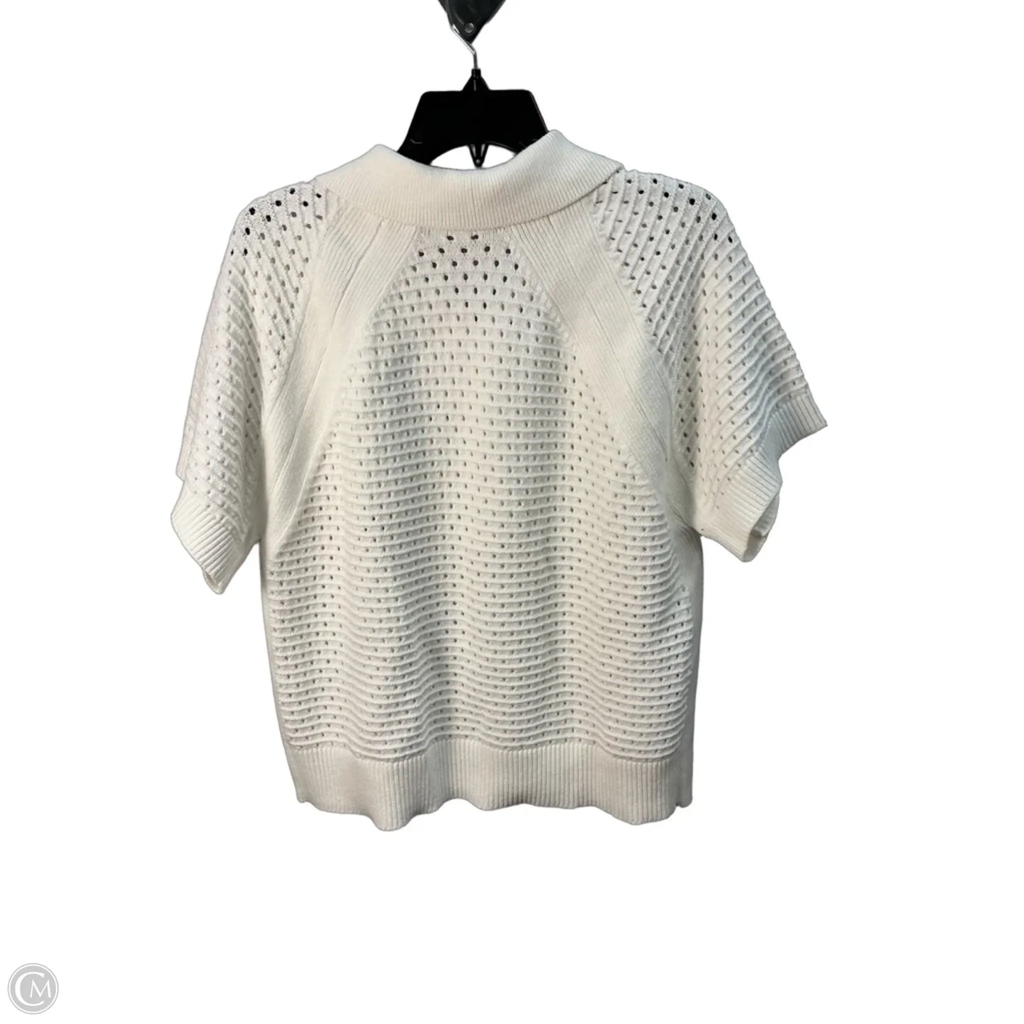 Sweater Short Sleeve By Lou And Grey In Cream, Size: M