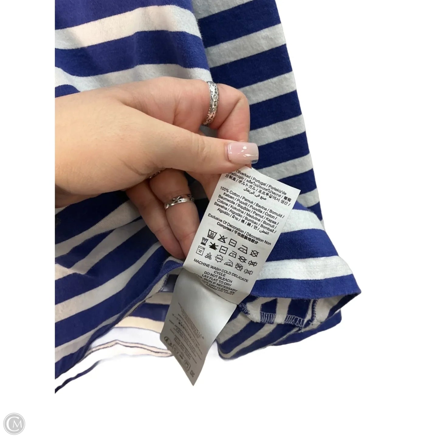 Sweater Luxury Designer By Marc Jacobs In Striped, Size: S