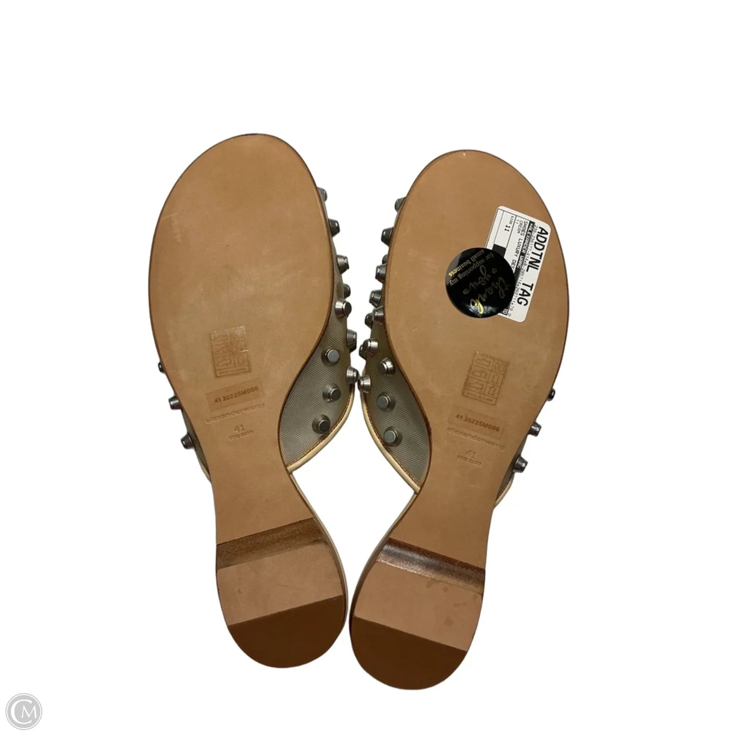 Shoes Luxury Designer By Alexander Wang In Cream, Size: 11