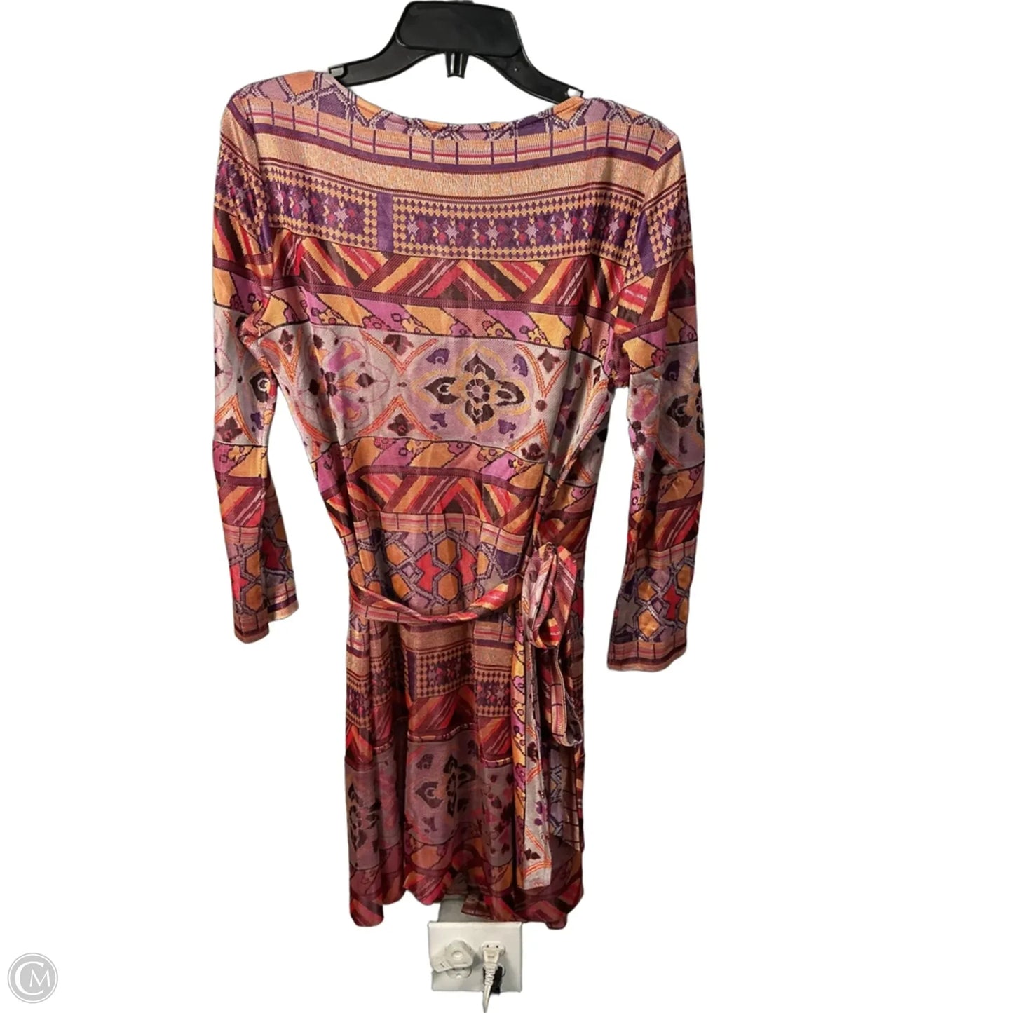 Dress Designer By Diane Von Furstenberg In Purple & Red, Size: M