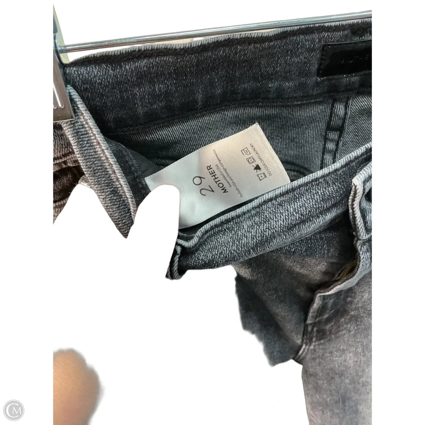 Jeans Skinny By Mother In Black, Size: 6