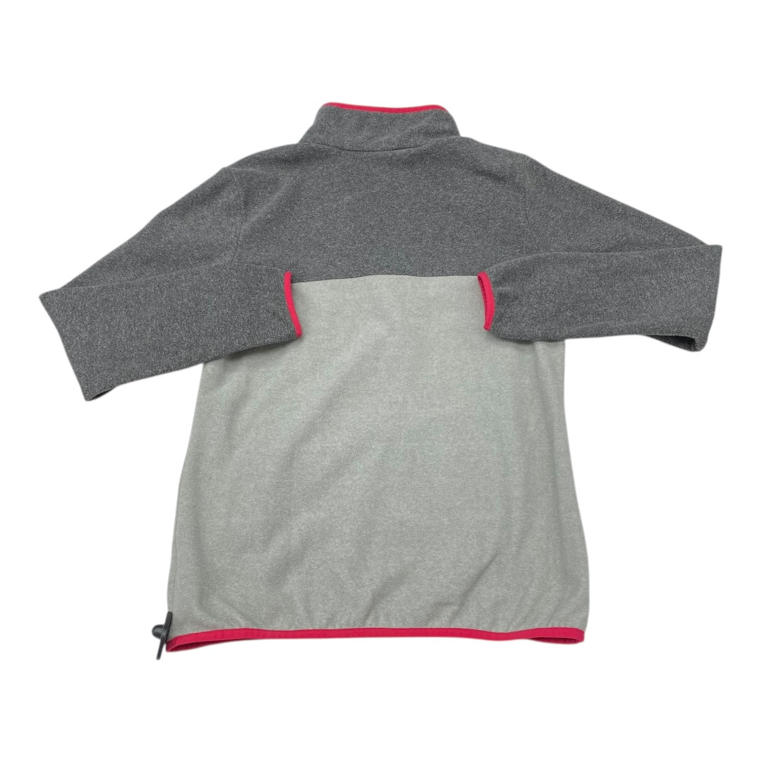 Athletic Fleece By Columbia In Grey & Pink, Size:M