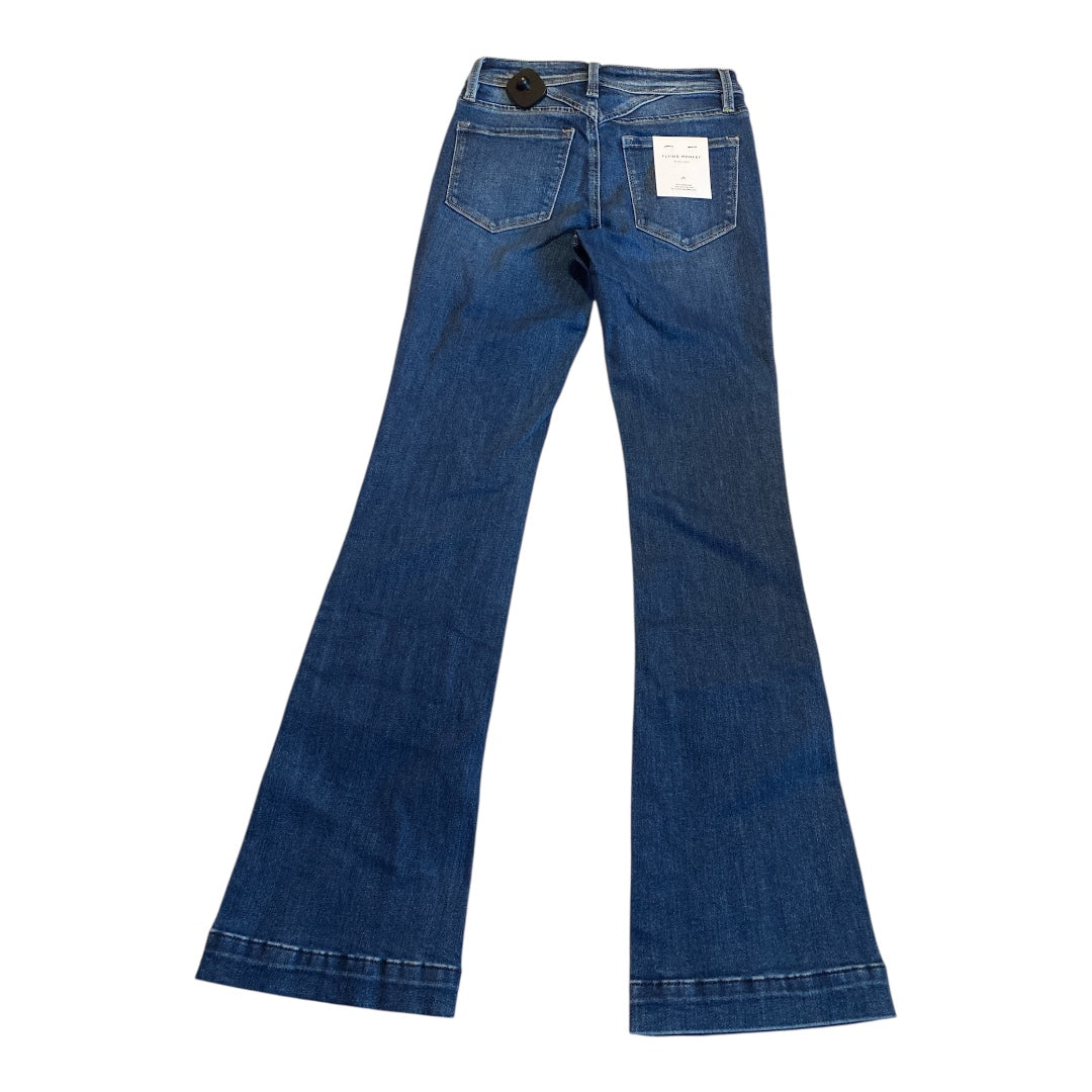 Jeans Straight By Flying Monkey In Blue Denim, Size:25