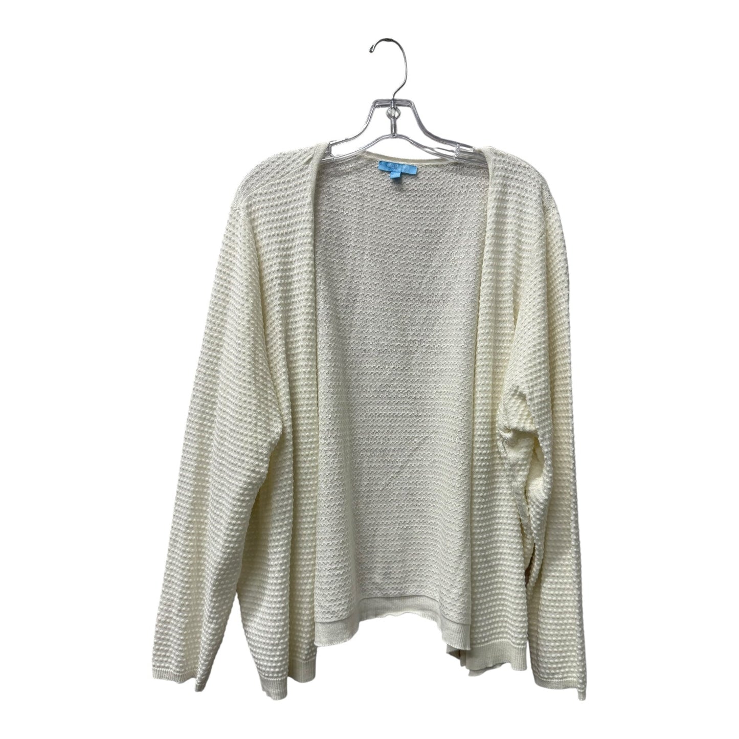 Cardigan By Draper James In White, Size:3X