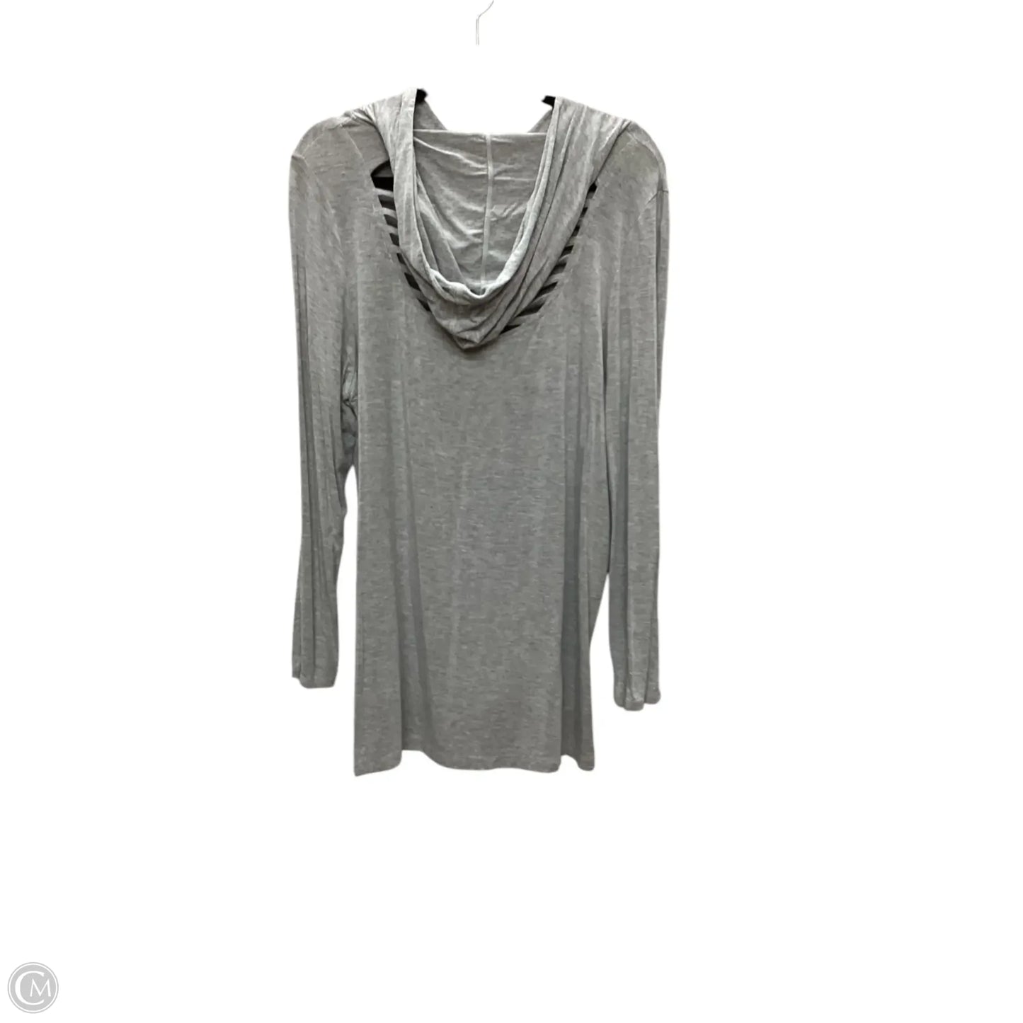 Top Long Sleeve By Zenergy By Chicos In Grey, Size: 2