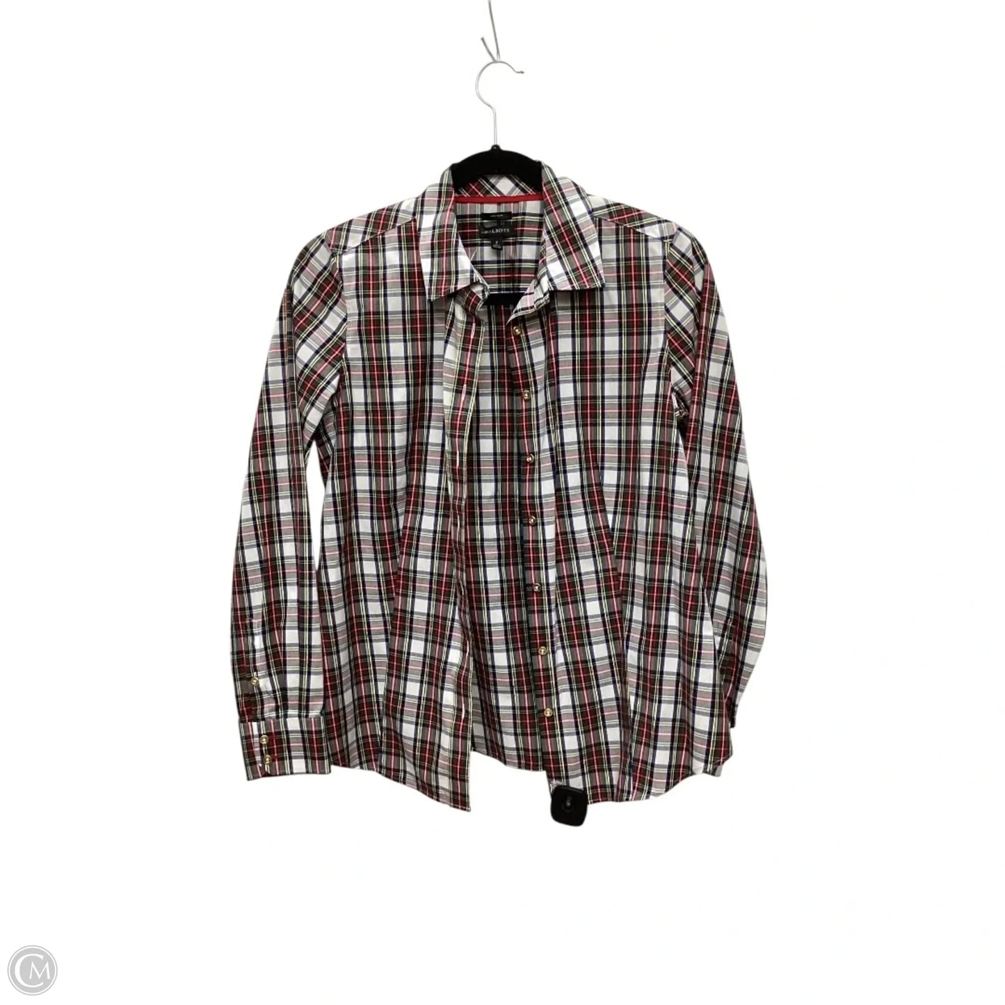 Top Long Sleeve By Talbots In Multi-colored, Size: 2