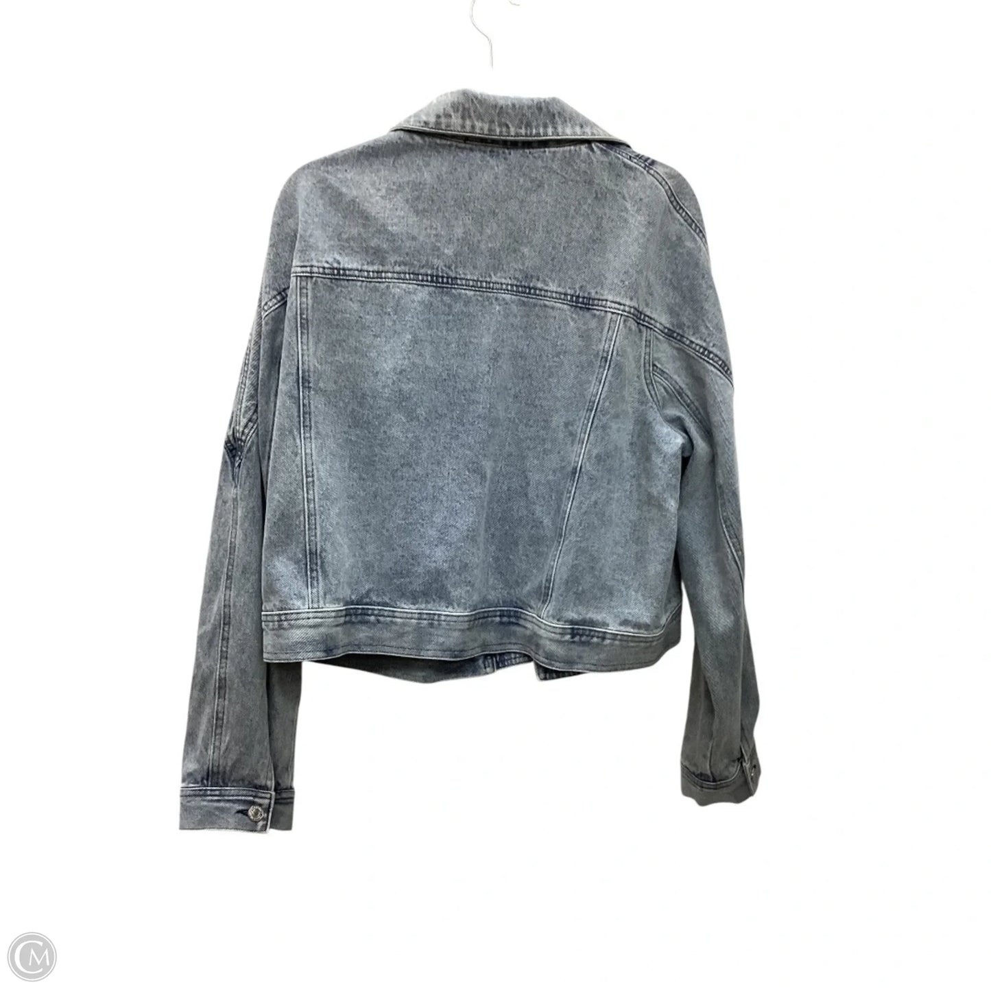 Jacket Denim By Chicsoul In Blue Denim, Size: 1x