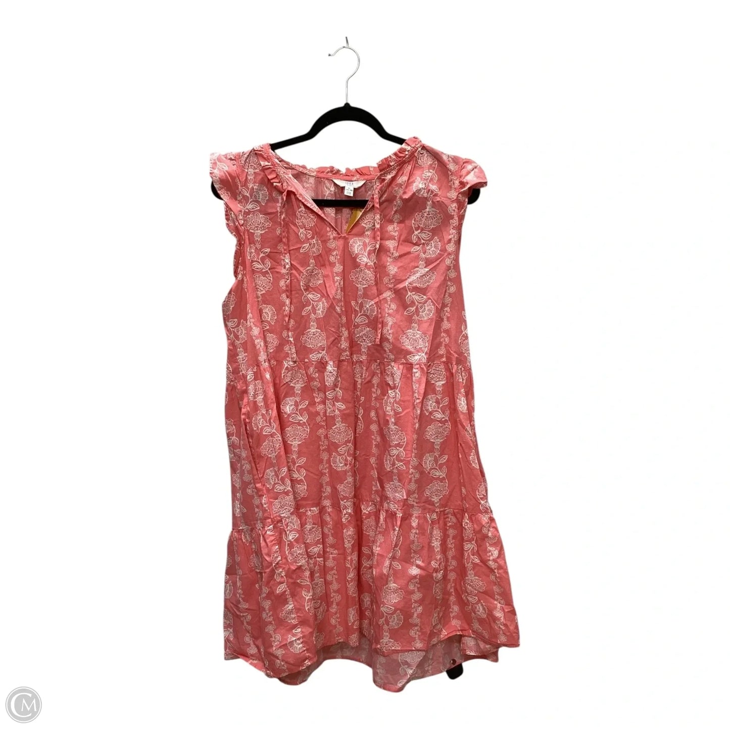 Dress Casual Short By Time And Tru In Pink, Size: Xl
