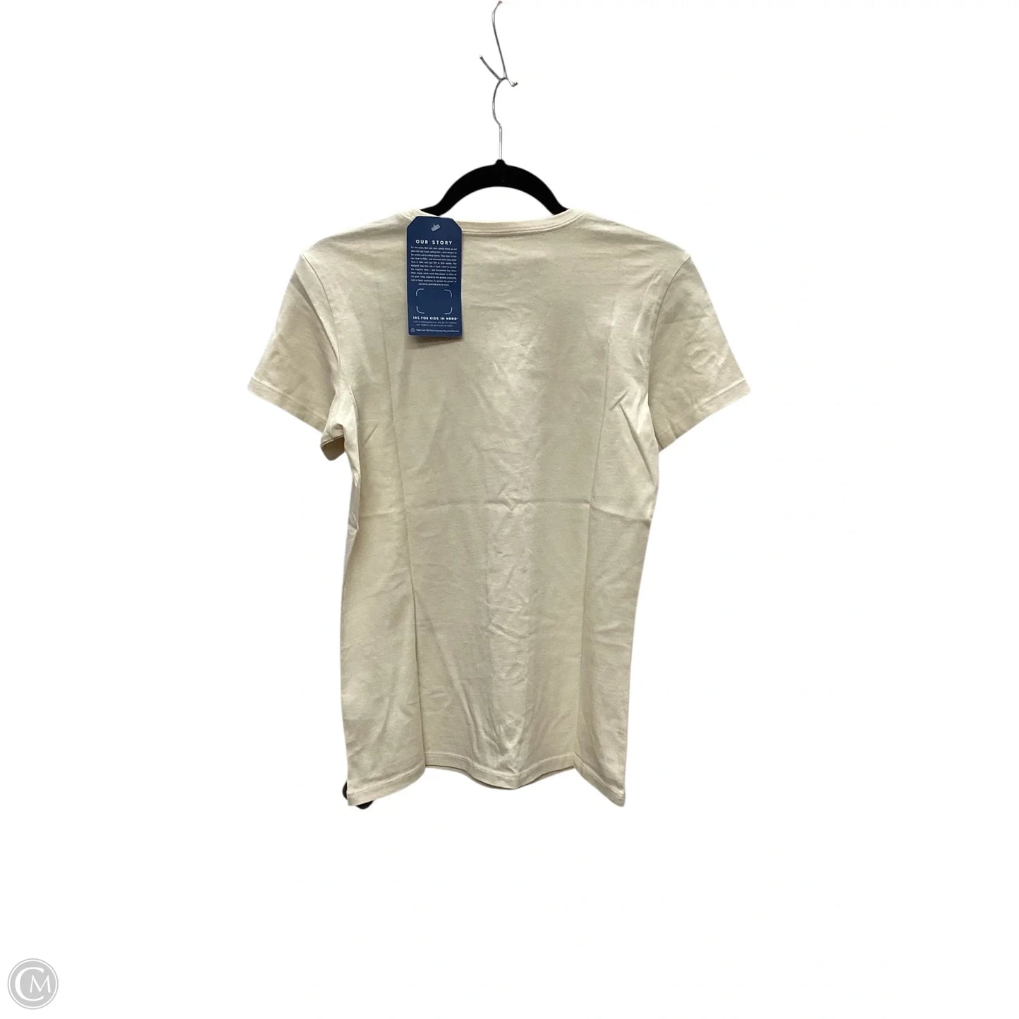 Top Short Sleeve Basic By Life Is Good In Cream, Size: Xs