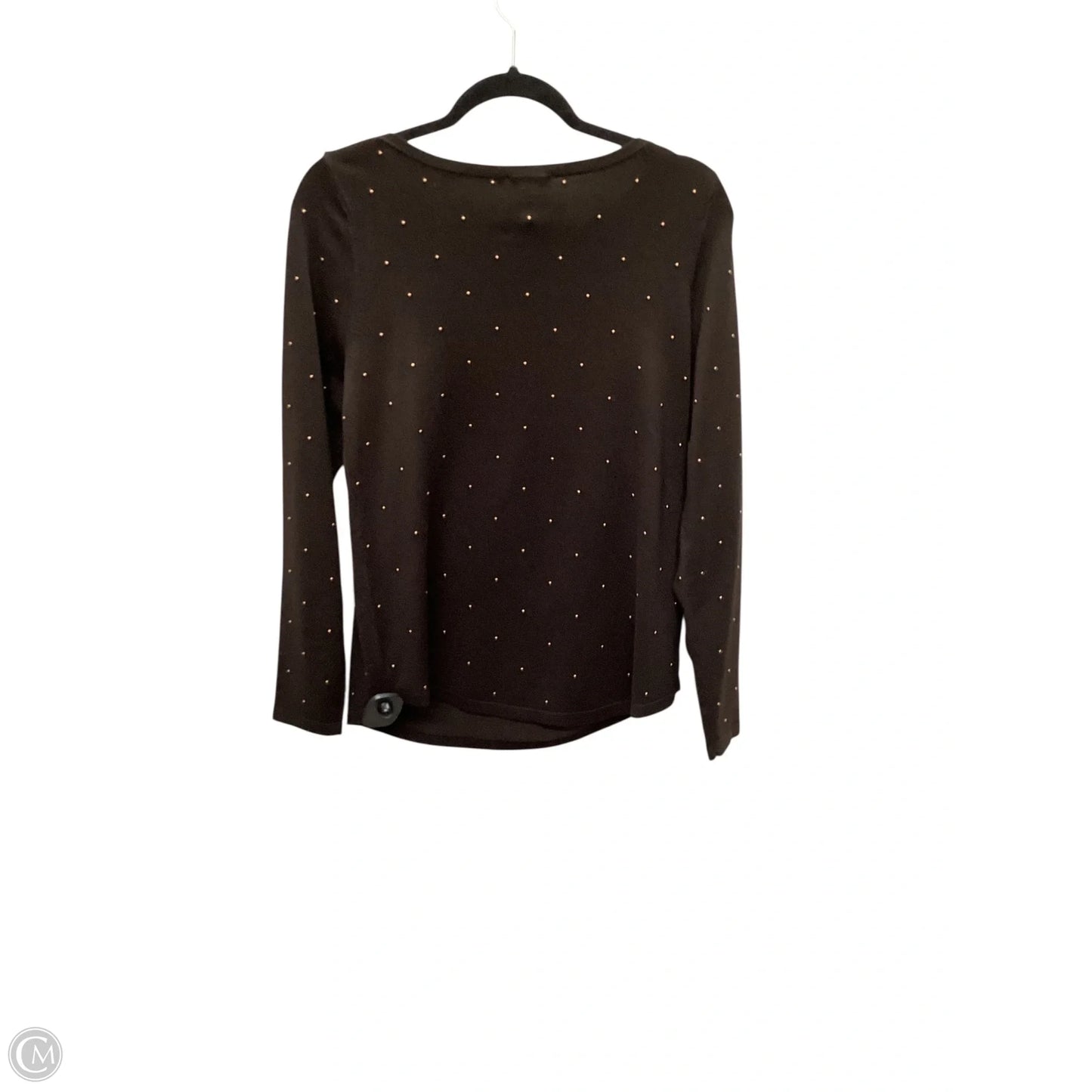 Top Long Sleeve By Chicos In Brown, Size: 0