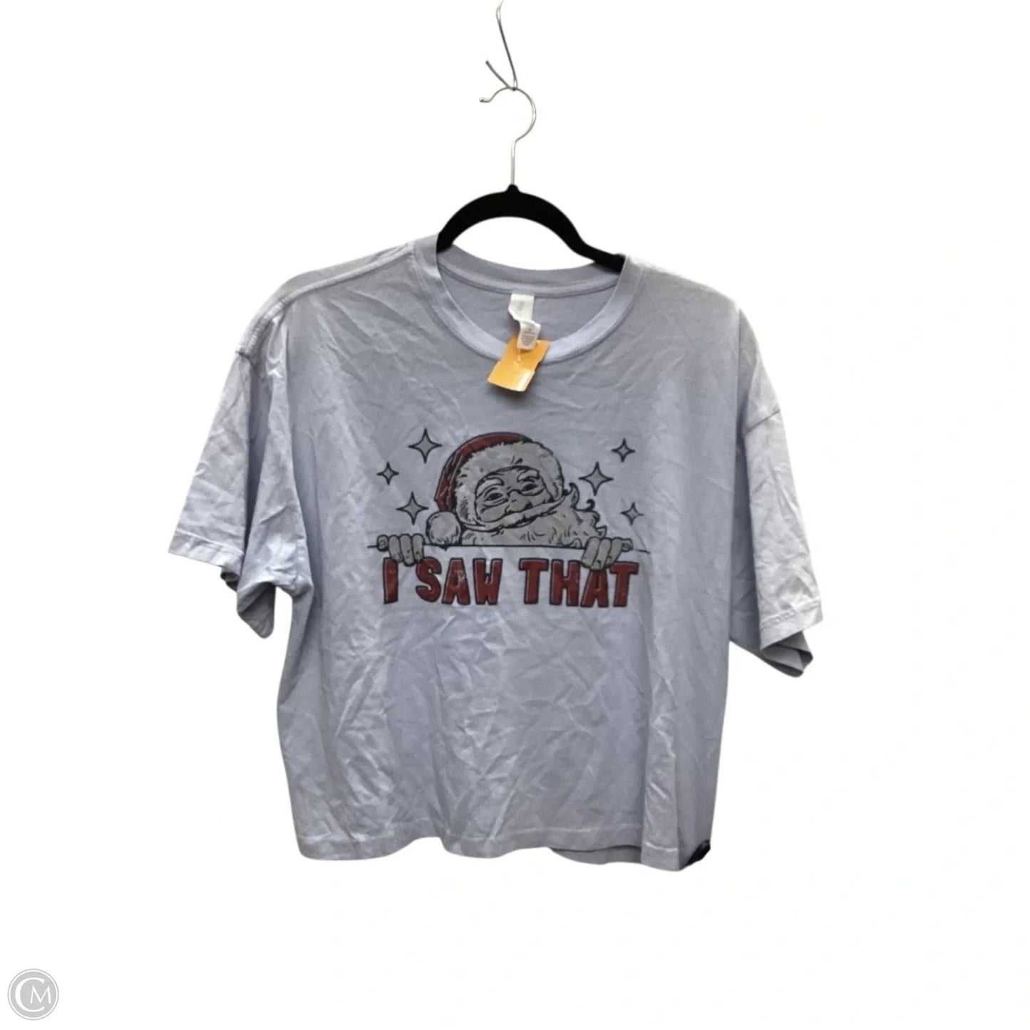 Top Short Sleeve Basic By Cme In Blue, Size: M