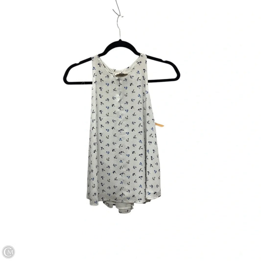 Top Sleeveless By Loft In Blue, Size: Xsp