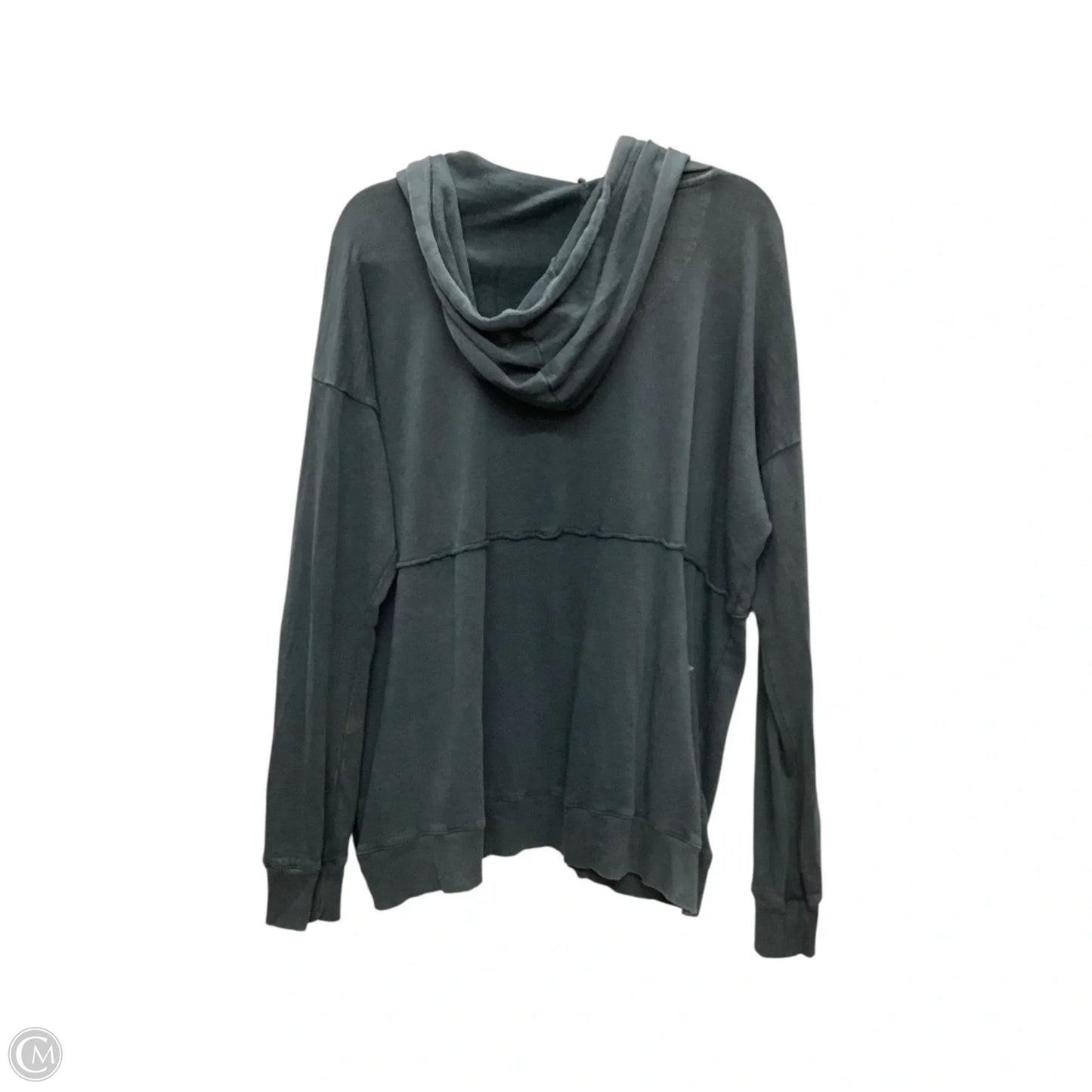 Sweatshirt Hoodie By Wonderly In Grey, Size: Xl