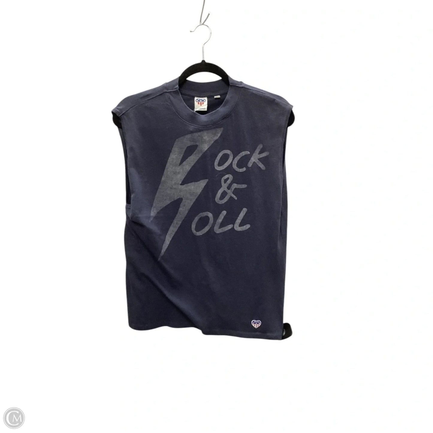 Top Sleeveless By Junk Food In Grey, Size: S
