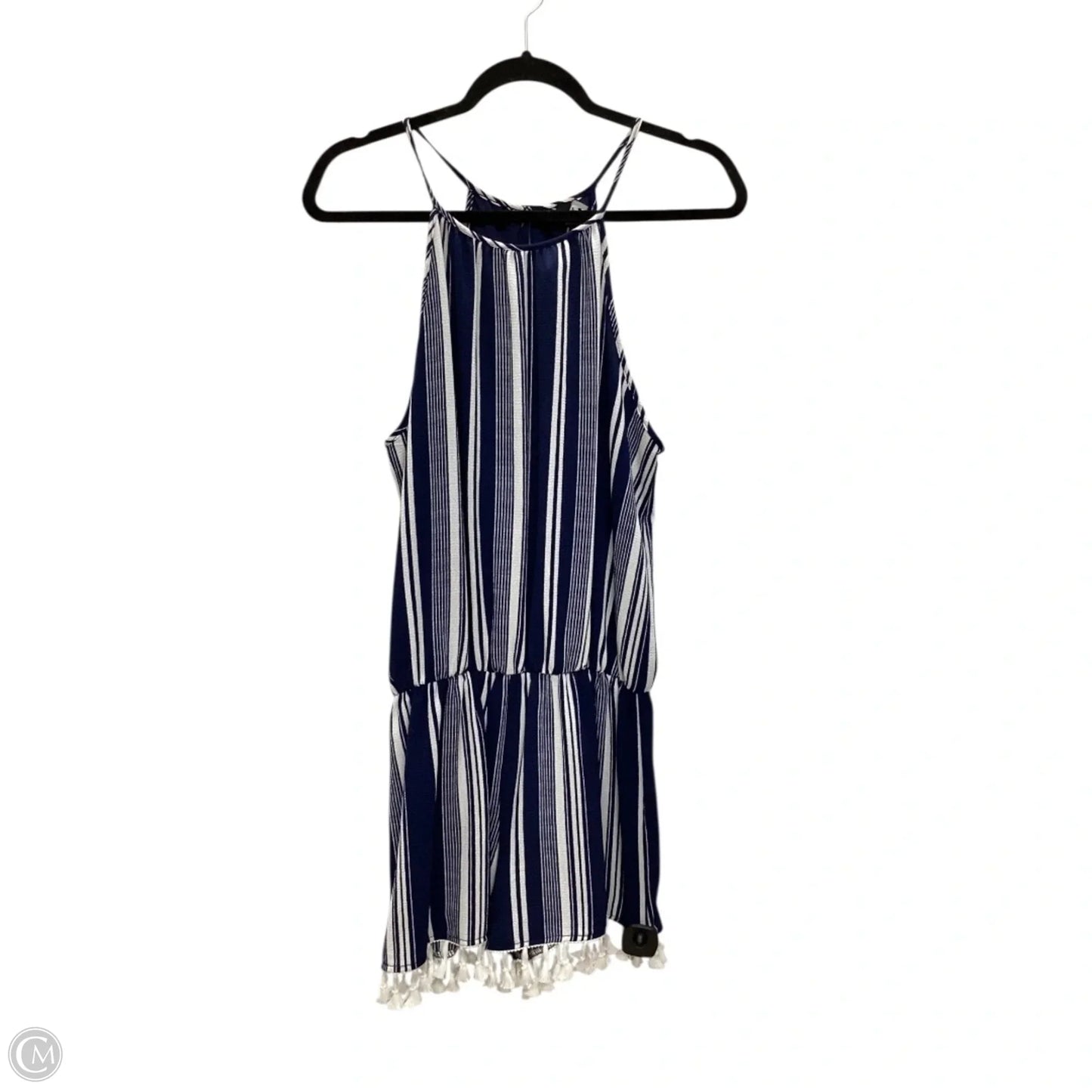 Romper By Ing In Blue & White, Size: L