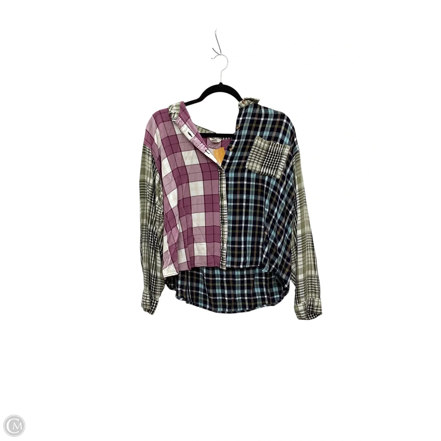 Top Long Sleeve By Cato In Multi-colored, Size: Xl