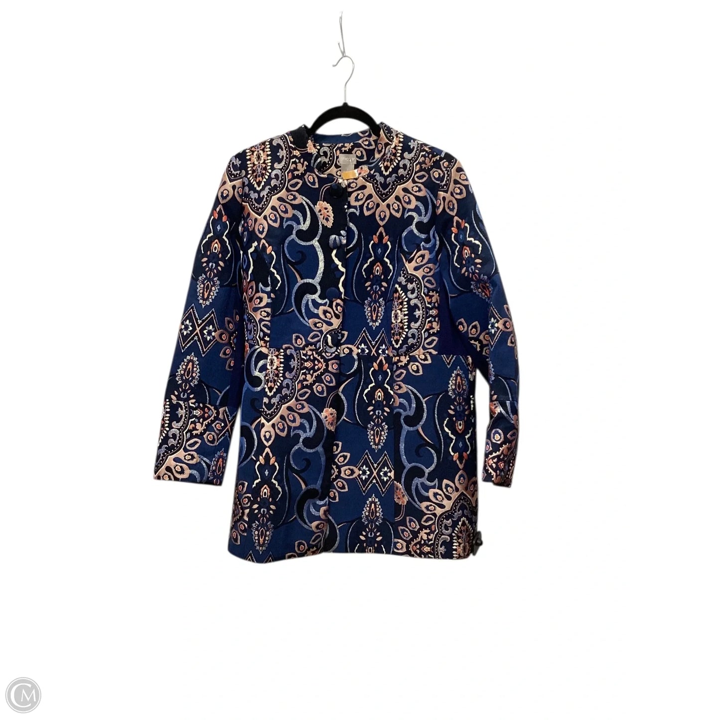 Blazer By Chicos In Blue, Size: 8