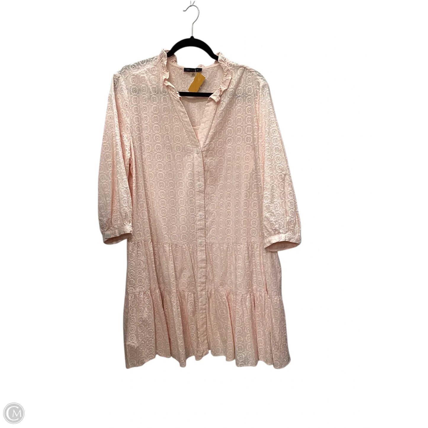 Dress Casual Midi By Tommy Hilfiger In Pink, Size: 14