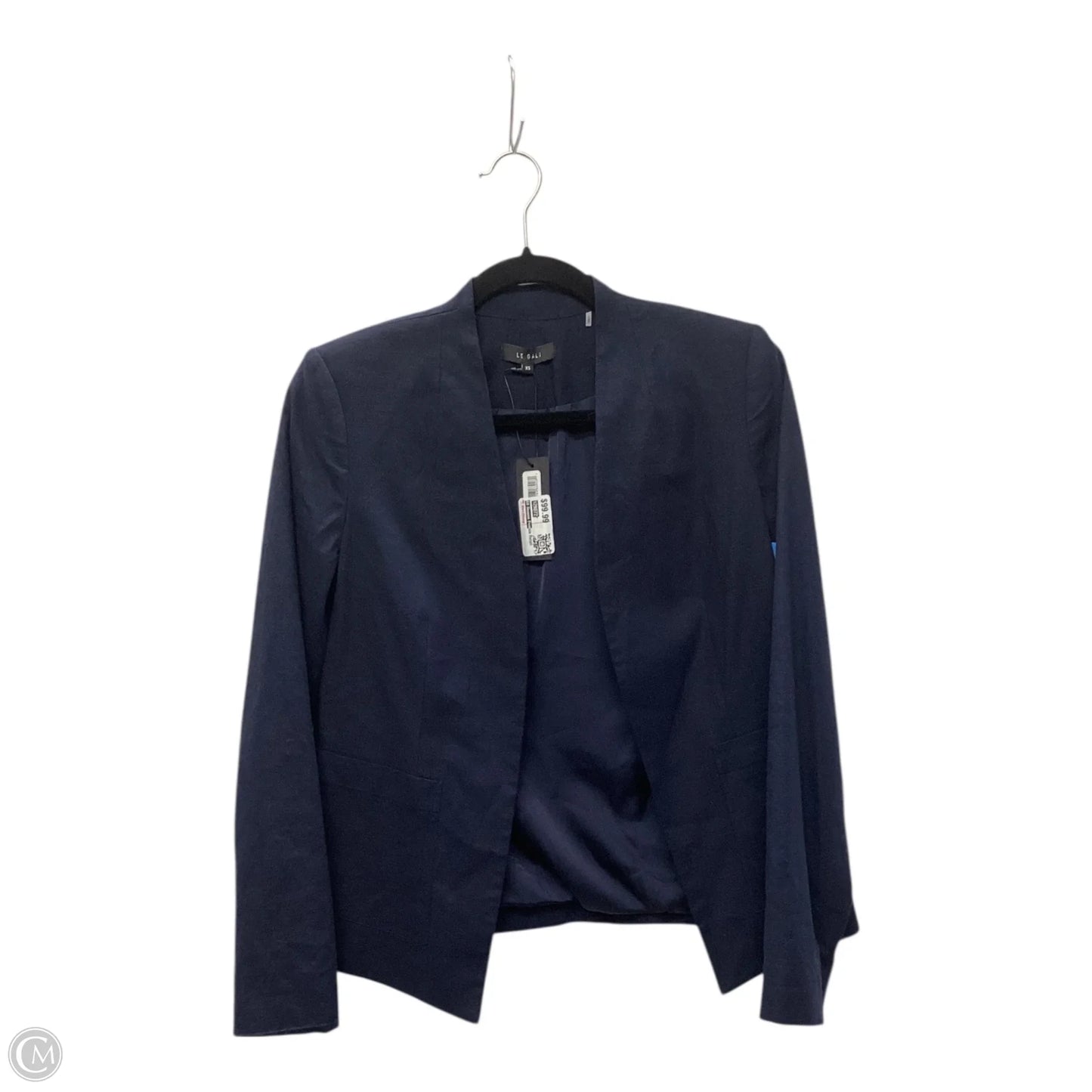 Blazer By Clothes Mentor In Blue, Size: Xs