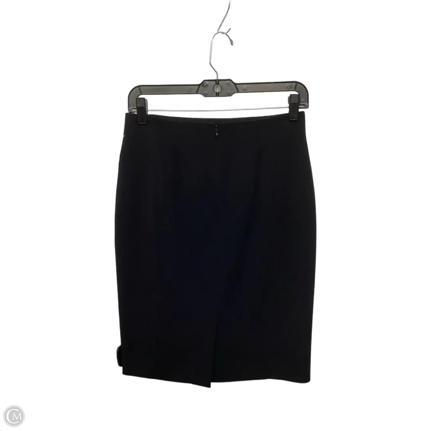 Skirt Midi By Ann Taylor In Black, Size: 4p
