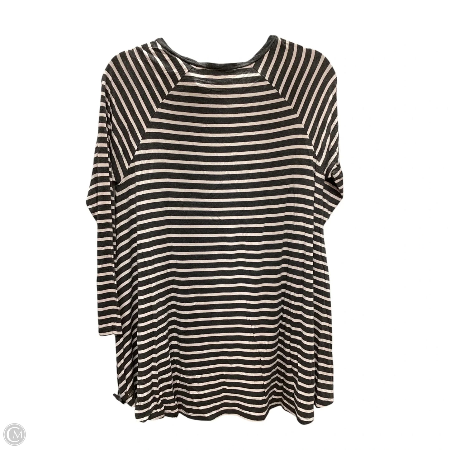 Top Long Sleeve By Matilda Jane In Grey & Pink, Size: M