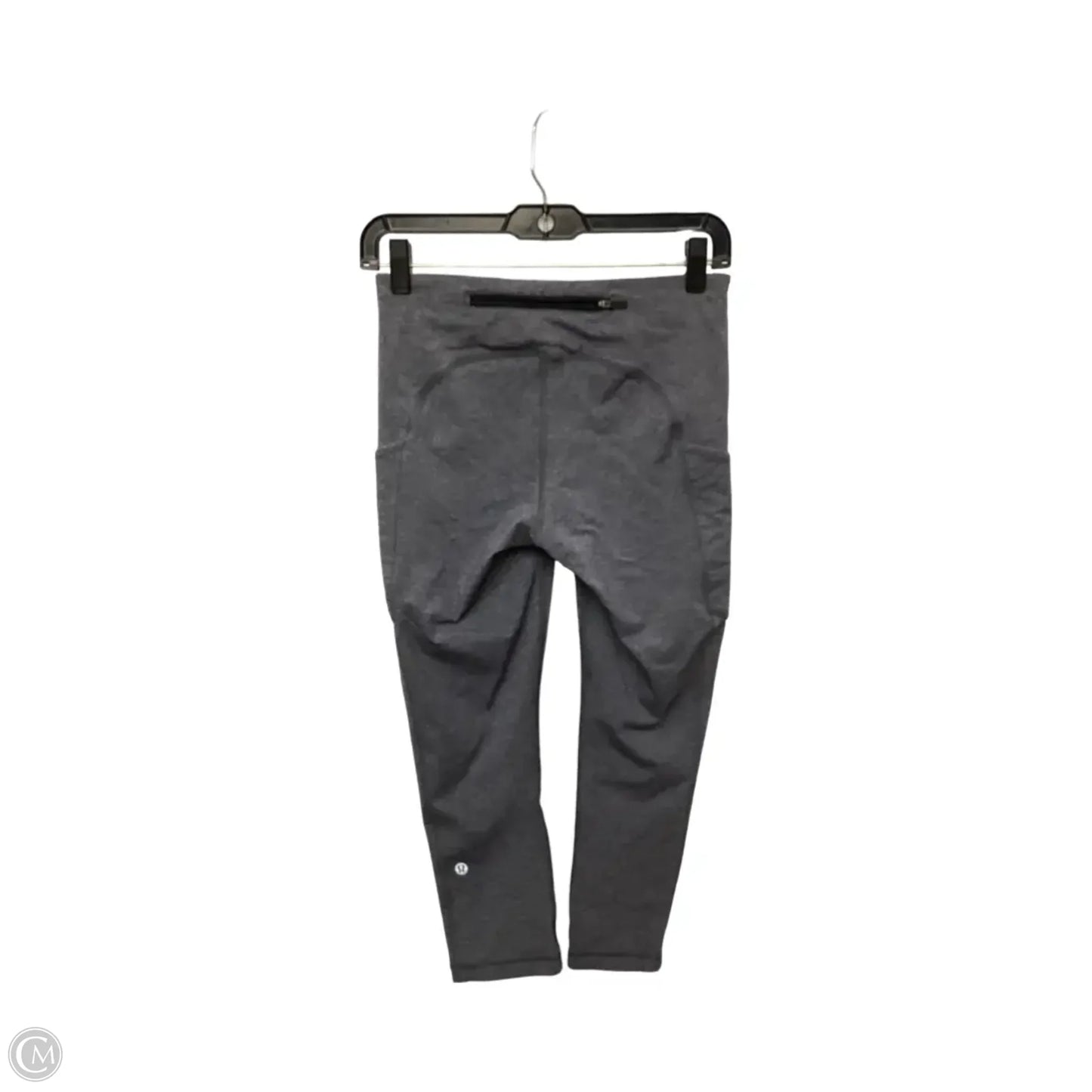 Athletic Leggings Capris By Lululemon In Grey, Size: 6