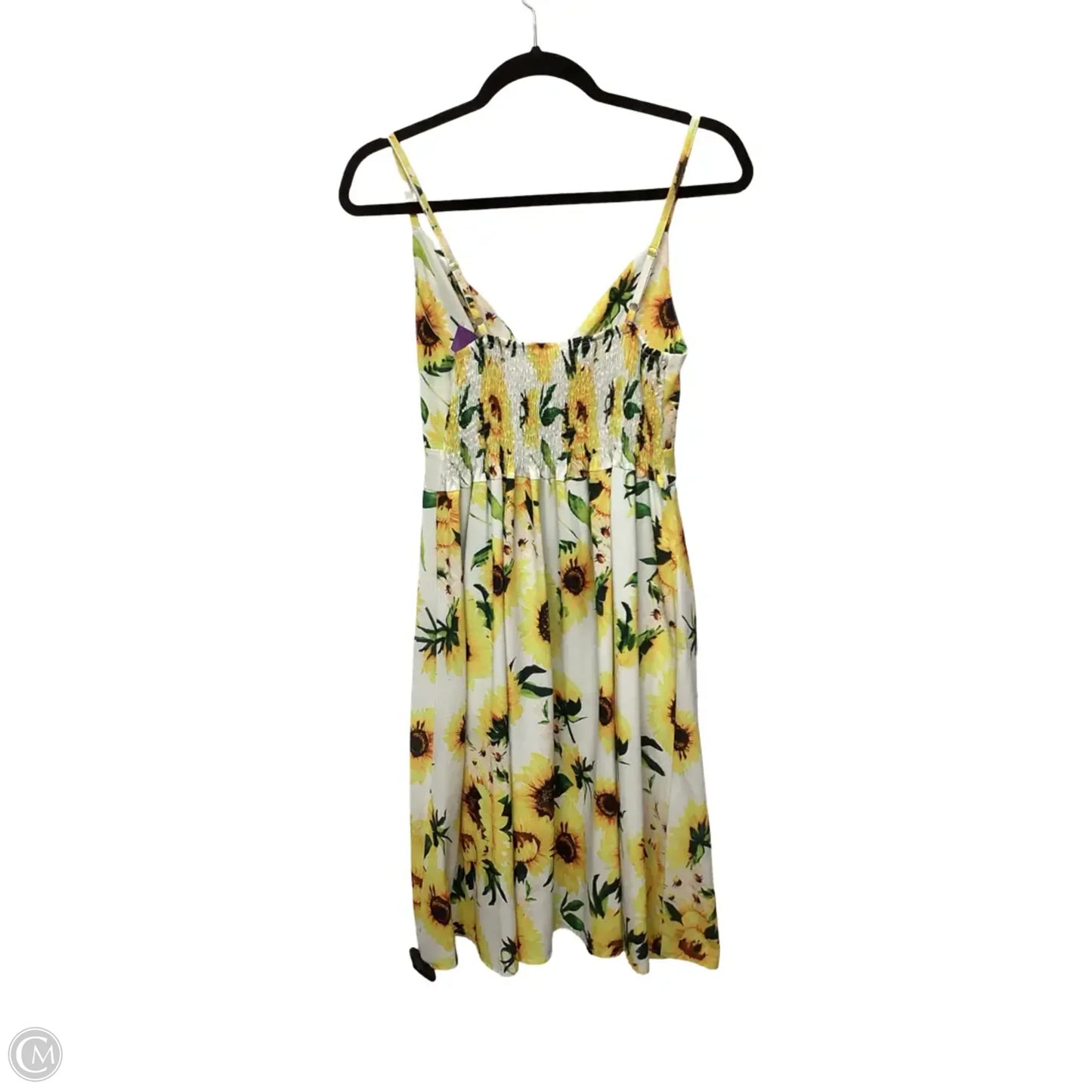 Dress Casual Short By Ecowish In Floral Print, Size: M