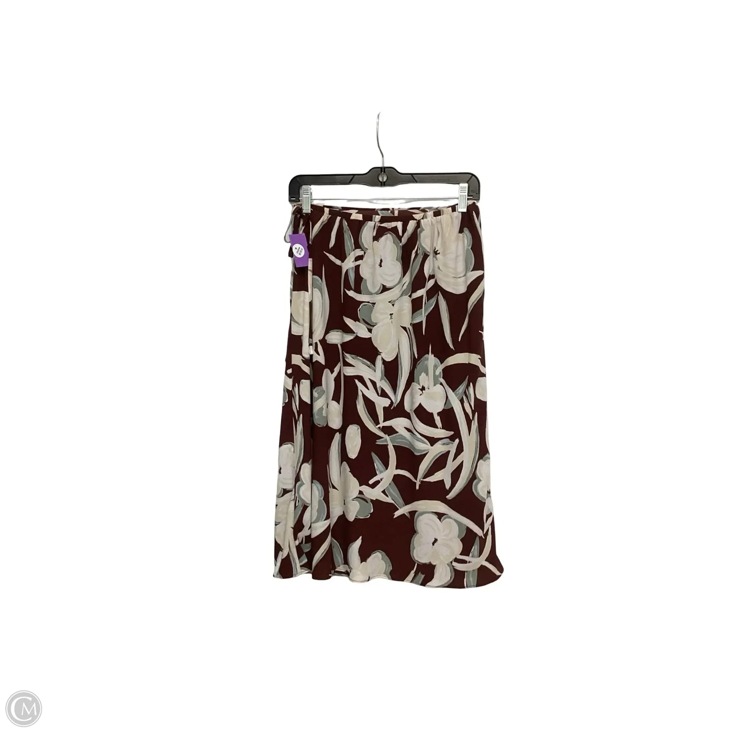 Skirt Midi By Nordstrom In Floral Print, Size: M